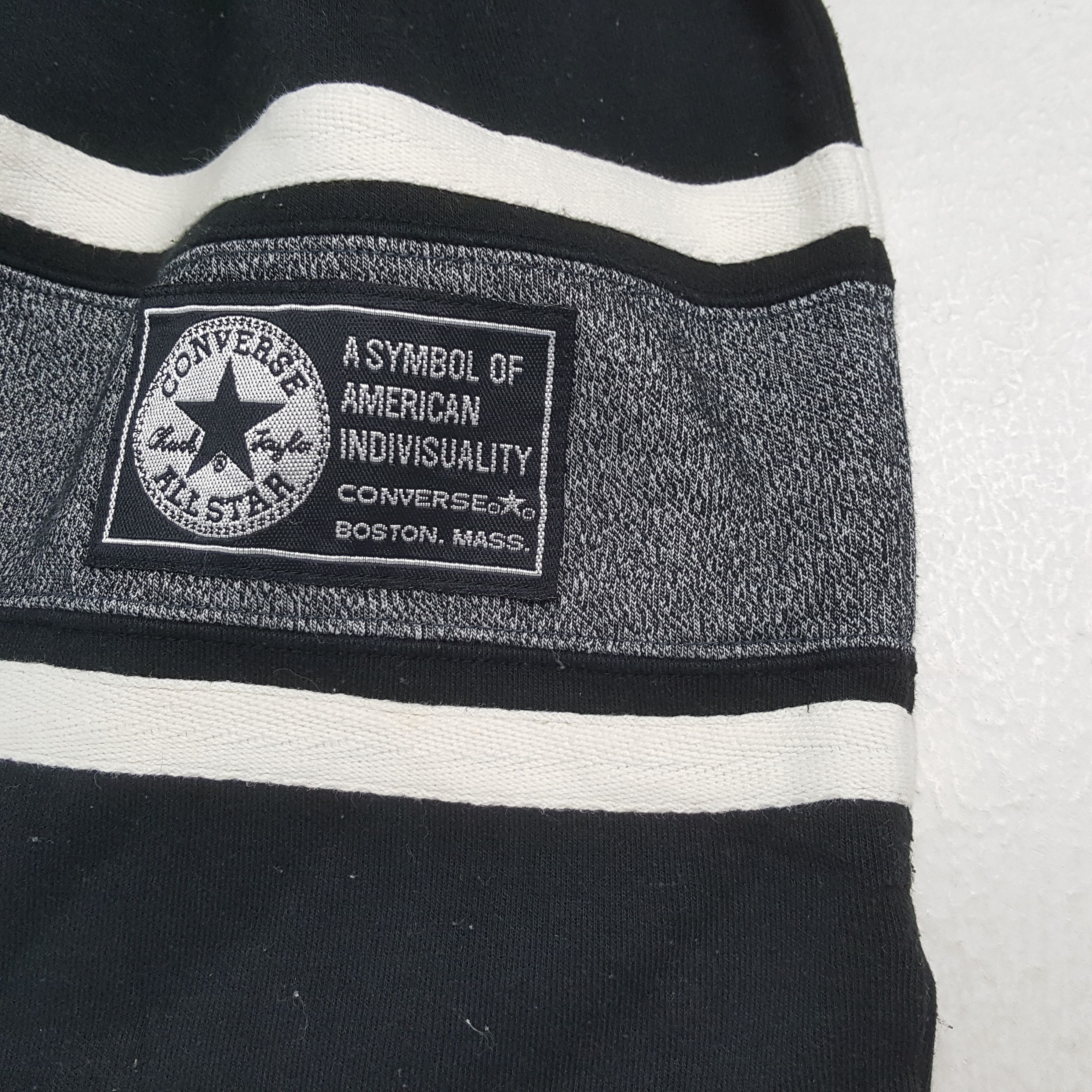 Converse × Vintage CONVERSE Spellout Design Half Zipper Sweatshirt Size US M / EU 48-50 / 2 - 6 Thumbnail