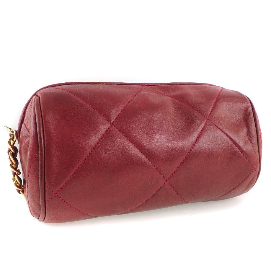 Chanel Red Leather Shoulder Bag (Pre-Owned) Size ONE SIZE - 1 Thumbnail