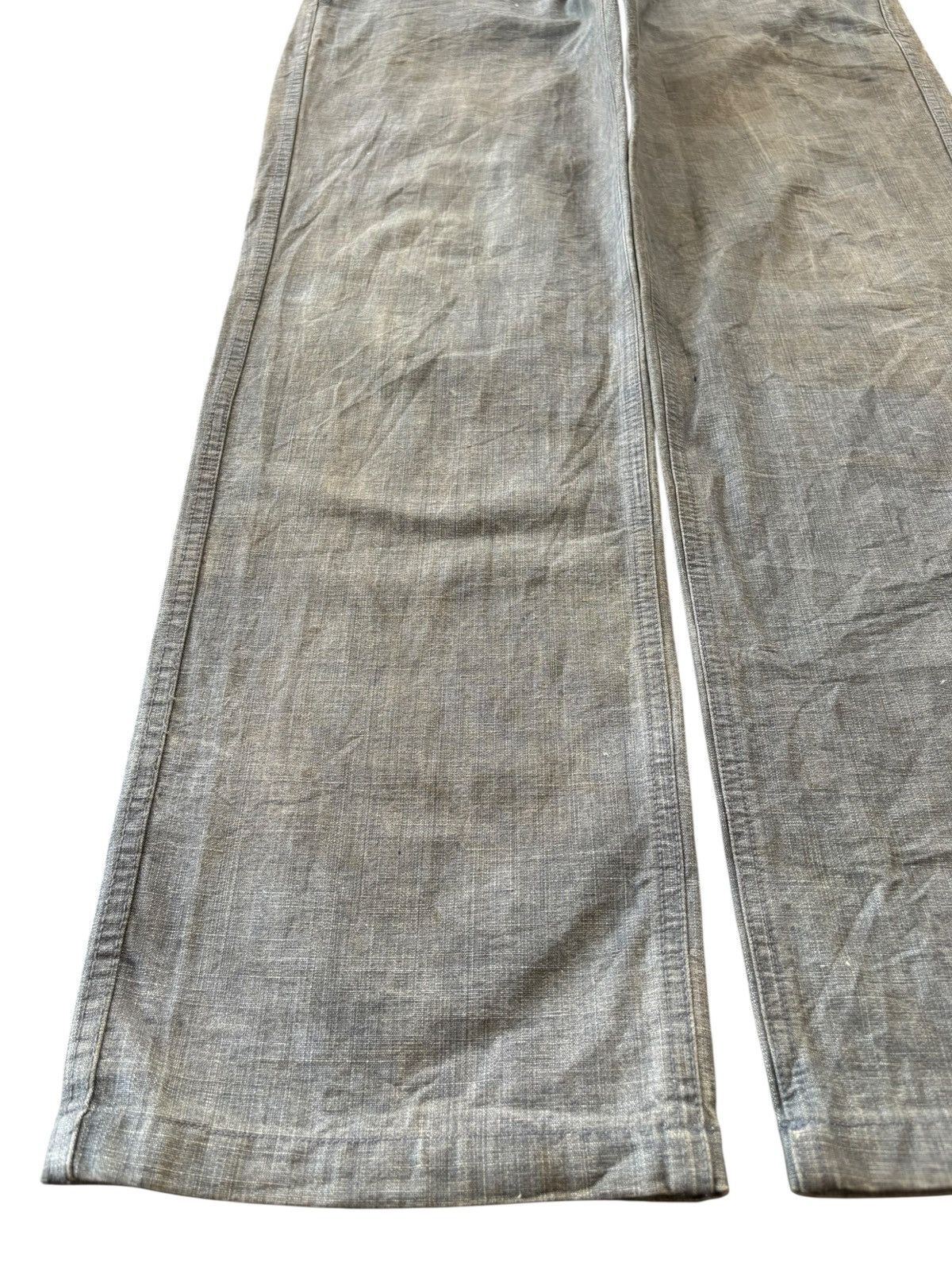 Japanese Brand Vintage Japanese Blue Way Mud Wash Baggy Jeans Size US 34 / EU 50 - 6 Thumbnail