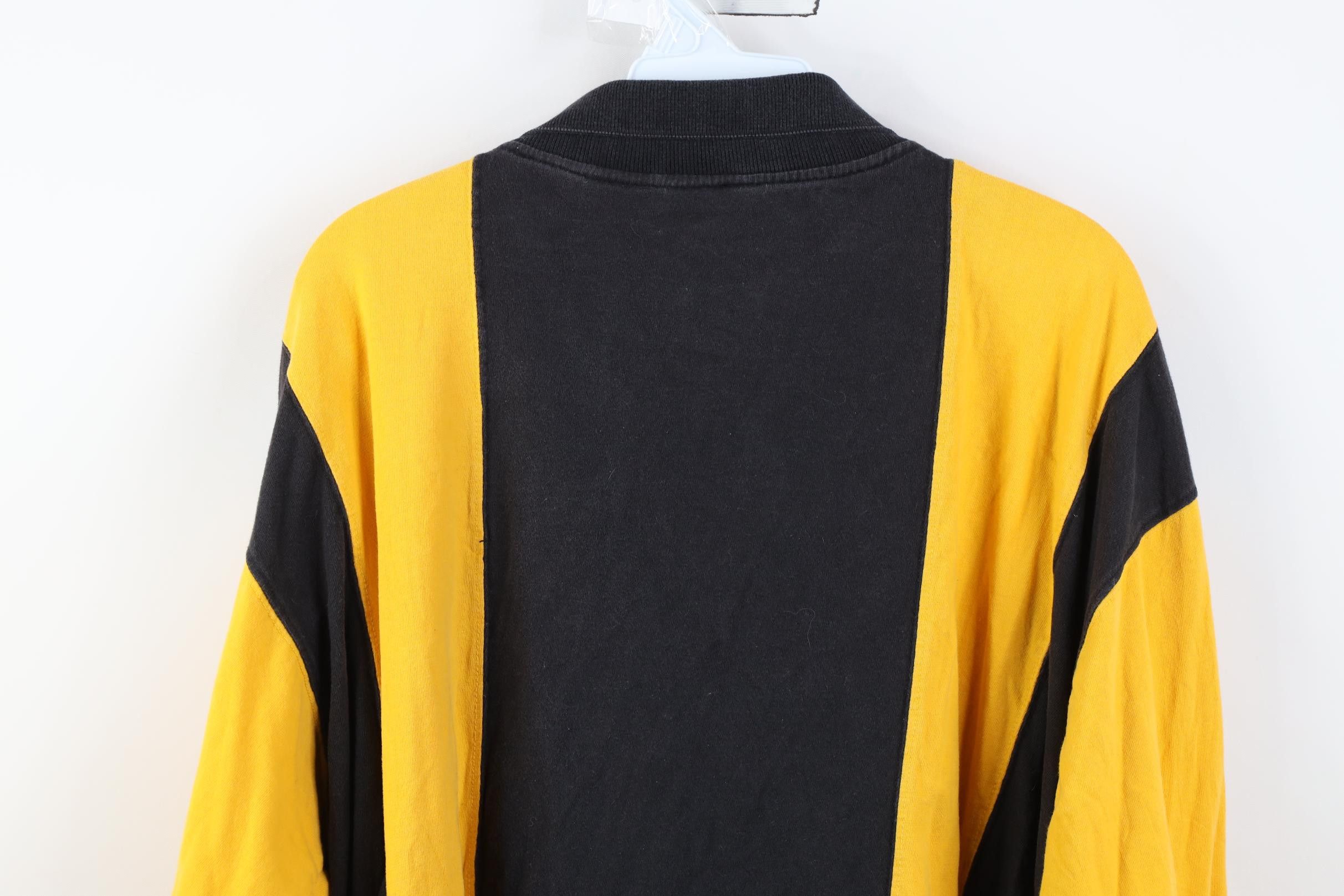 Vintage Vintage Y2K 2000 Pittsburgh Football Long Sleeve Rugby Polo Size US L / EU 52-54 / 3 - 13 Thumbnail