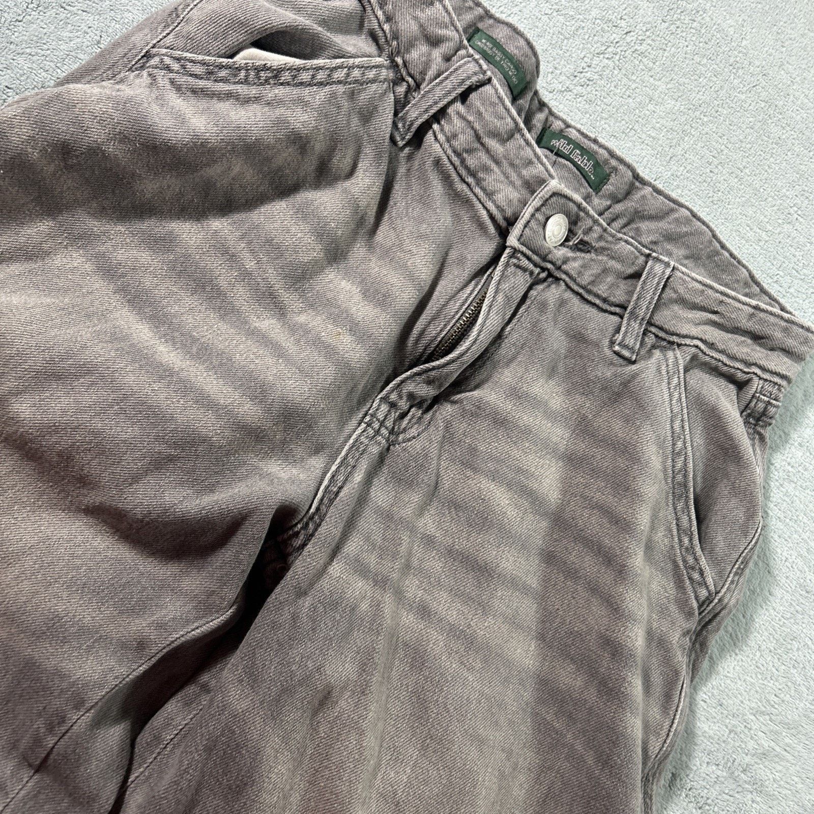 JNCO Beyond Baggy Cargo Jeans Womens 2 R 29x31 Wide Leg Hamilton Size 26" / US 2 / IT 38 - 10 Thumbnail