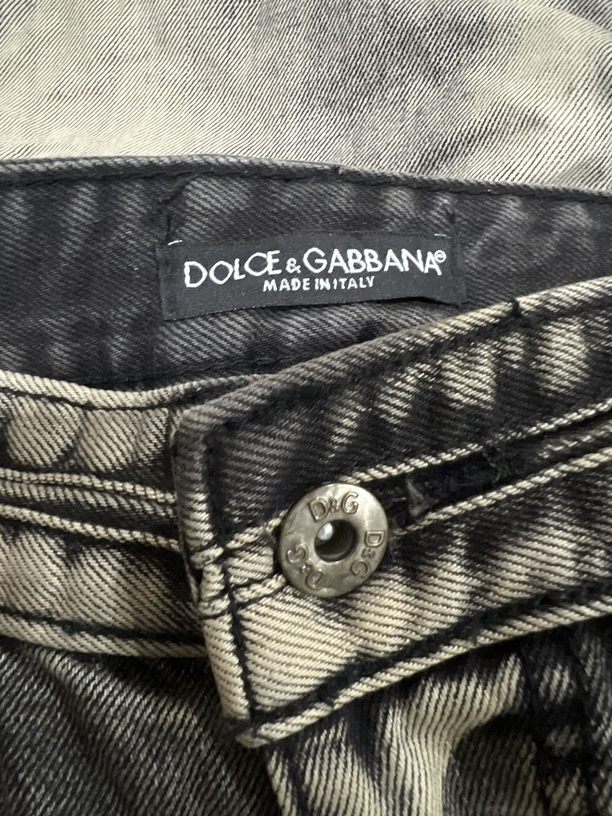 Dolce & Gabbana AW04 Dolce & Gabbana Beautiful Faded Wash Baggy Jeans Denim Size US 35 - 9 Thumbnail