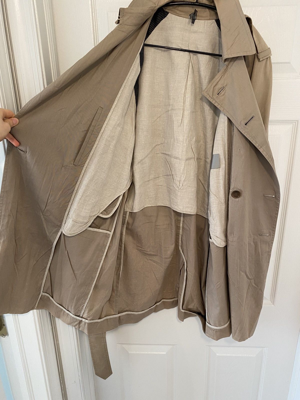 Dior Kris van assche era double breasted trench coat Size US M / EU 48-50 / 2 - 21 Thumbnail