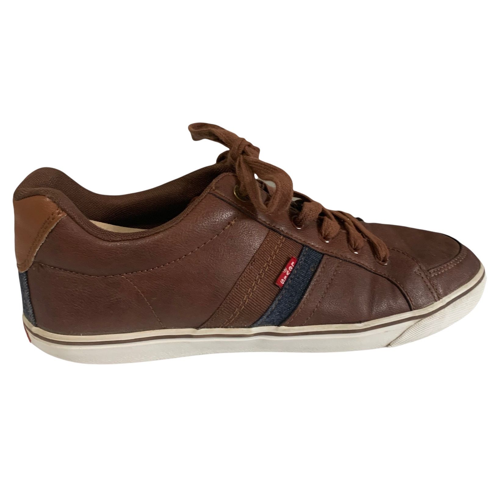 Levi's Levi's Turner Nappa Brown Classic Sneakers 11 Faux Leather Size US 11 / EU 44 - 6 Thumbnail