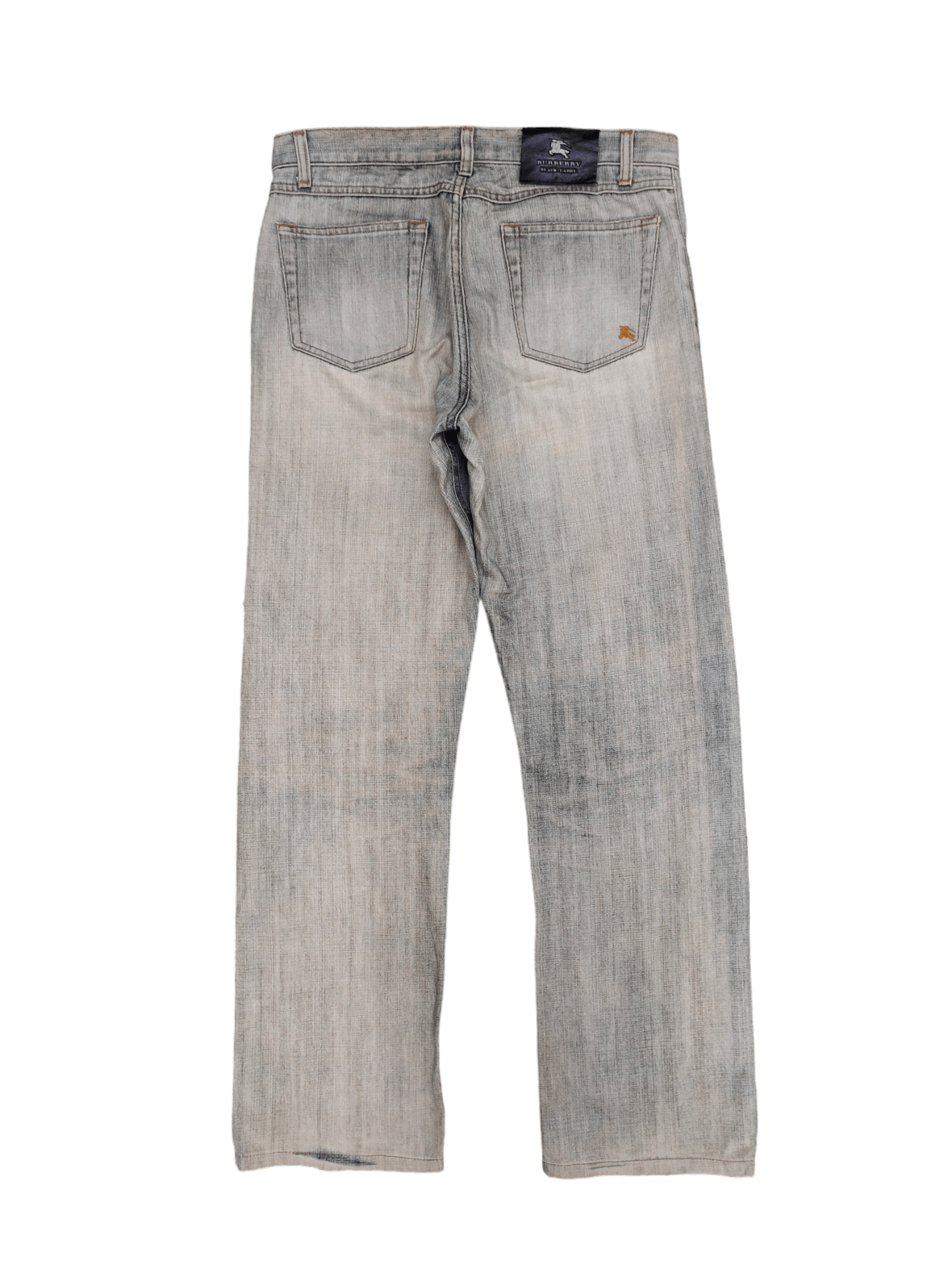 Burberry Vintage Y2k Burberry Distress Faded Denim Jeans Size US 31 - 11 Thumbnail