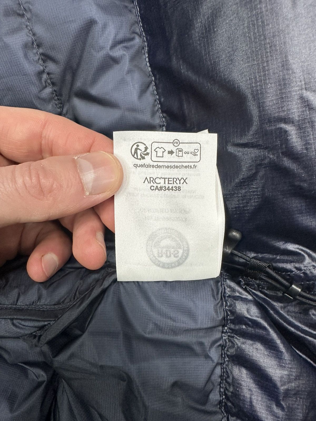 Arc'teryx Arcteryx Cerium Hoody Men’s Down Jacket Blue Color Size L/XL Size US XL / EU 56 / 4 - 14 Thumbnail