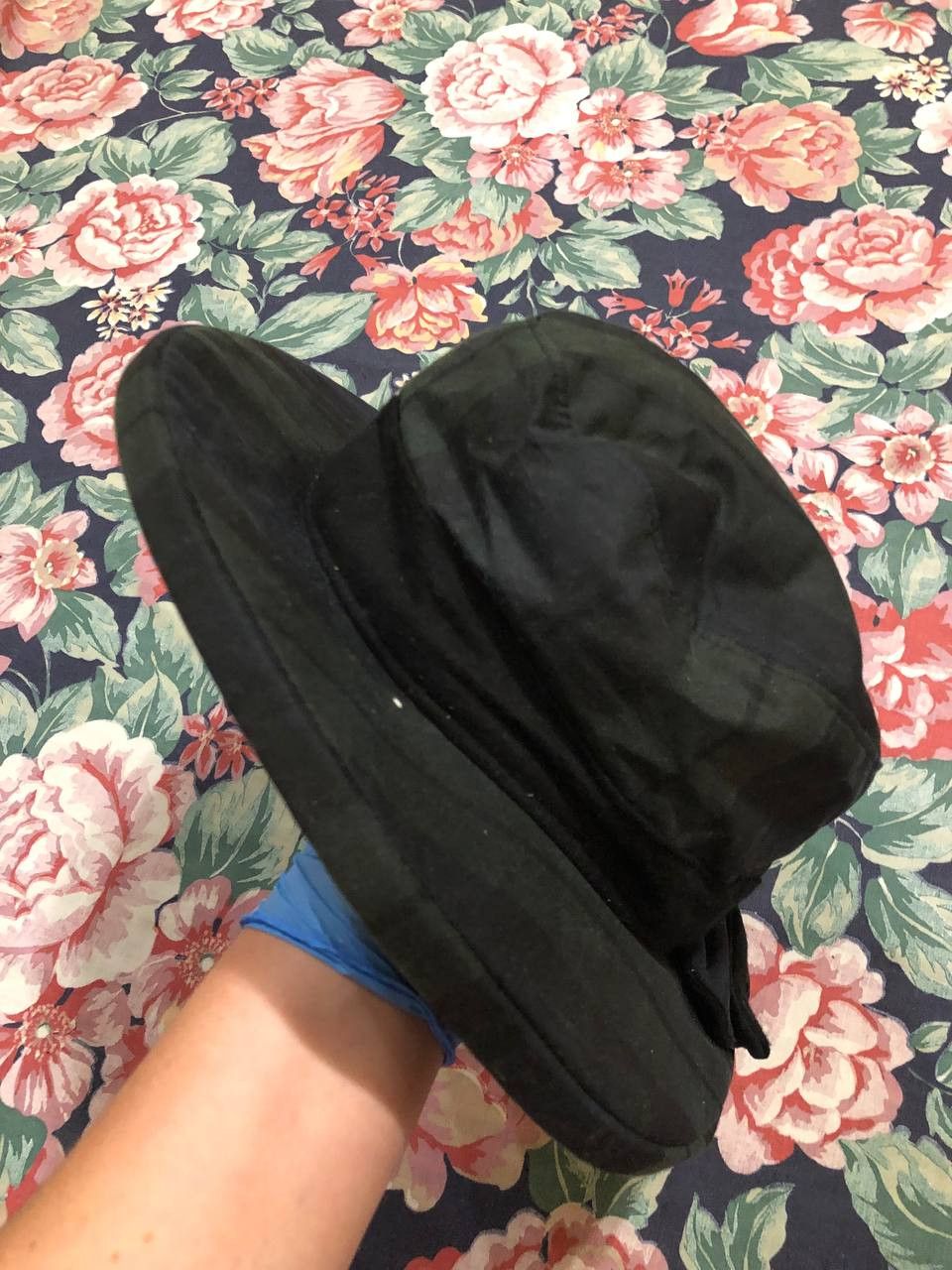 Vintage Vintage black cap with a bow House of Bruar Hats Y2K Size ONE SIZE - 8 Thumbnail