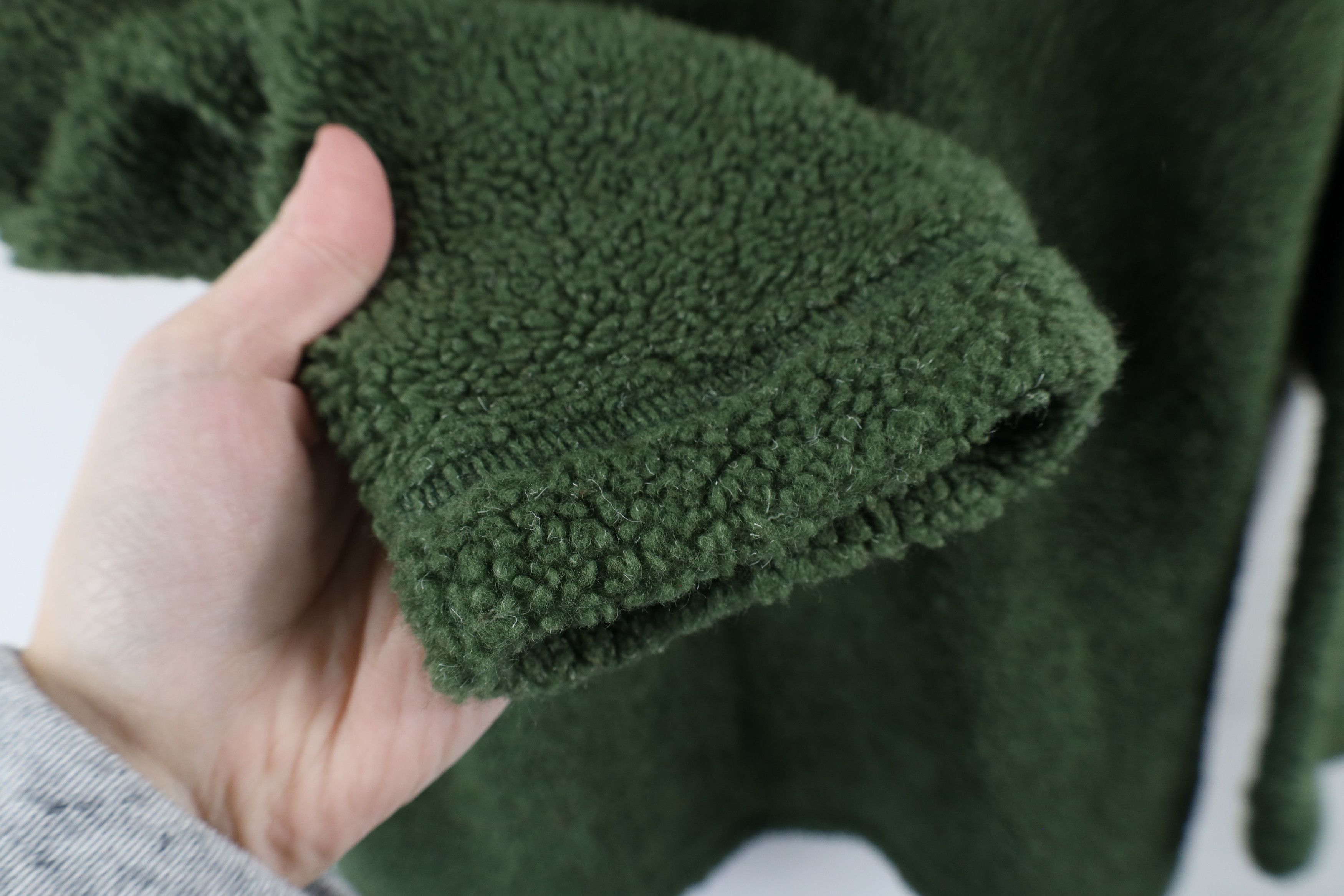 Vintage Vintage 90s Streetwear Deep Pile Fleece Half Zip Sweater Size M / US 6-8 / IT 42-44 - 7 Thumbnail