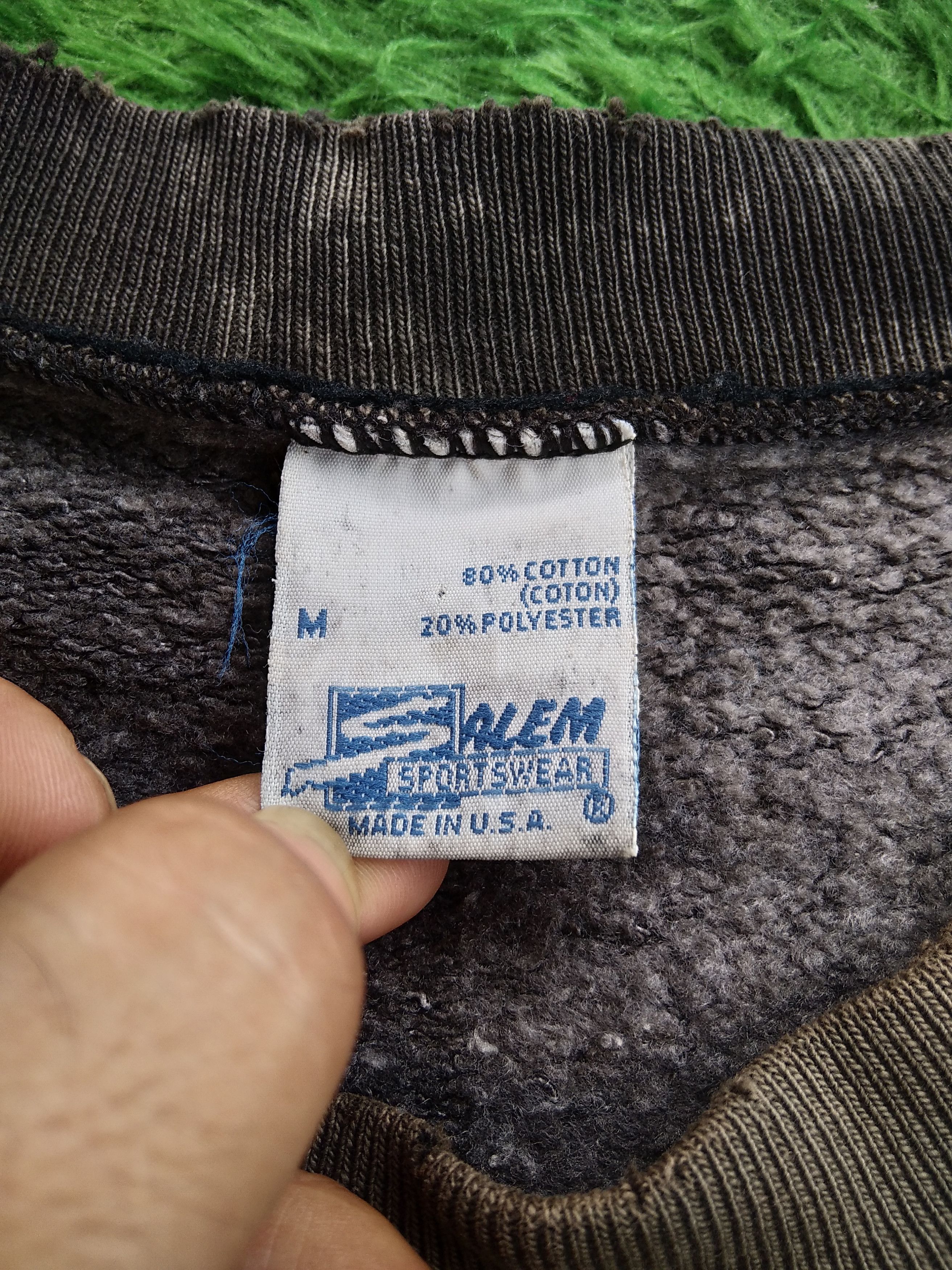 Salem Sportswear × Vintage VTG 90s Hideo Nomo Dodgers Distressed Black Sun Faded Size US M / EU 48-50 / 2 - 6 Thumbnail
