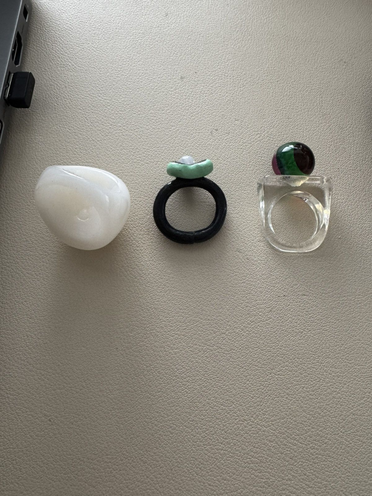 Other Handmade ring set of 3 size US7-8 Size ONE SIZE - 2 Thumbnail