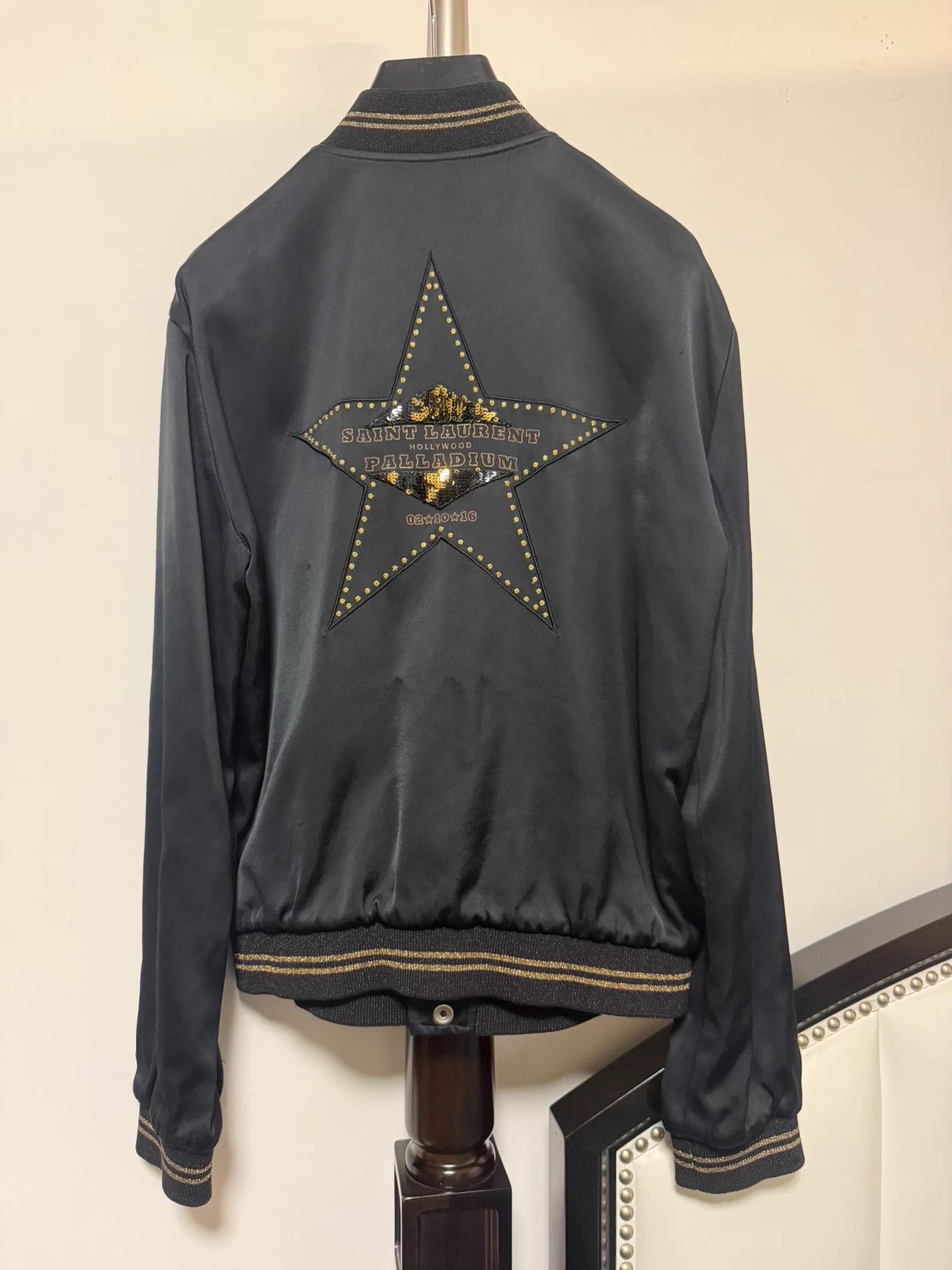 Saint Laurent Paris SLP 16FW Hollywood Silk Jacket 48 8/10 Size US M / EU 48-50 / 2 - 2 Thumbnail