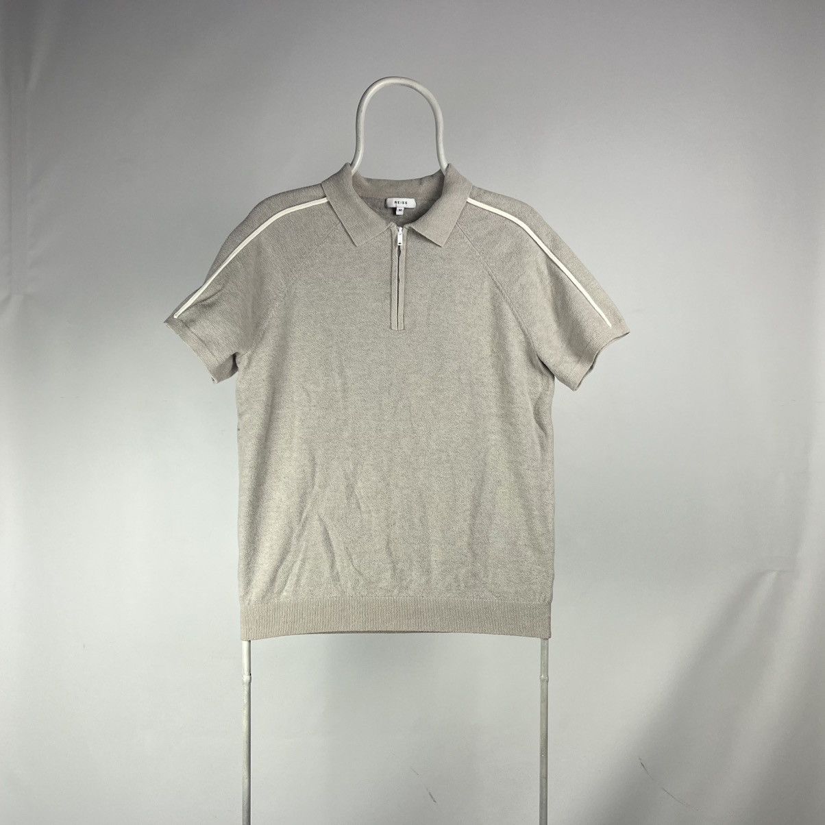Reiss Reiss Polo 1/3 Zip Old money Varsity size Medium Size US M / EU 48-50 / 2 - 1 Thumbnail