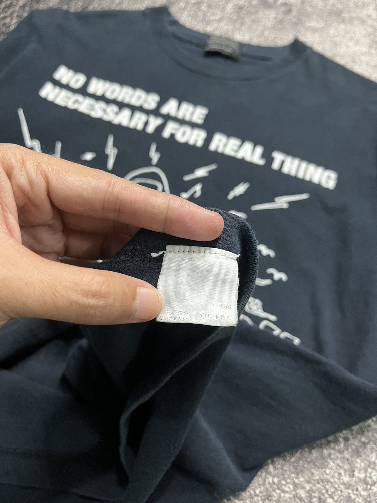 Japanese Brand Nicole Club For Men Vintage No Words Are Necessary Size US M / EU 48-50 / 2 - 6 Thumbnail
