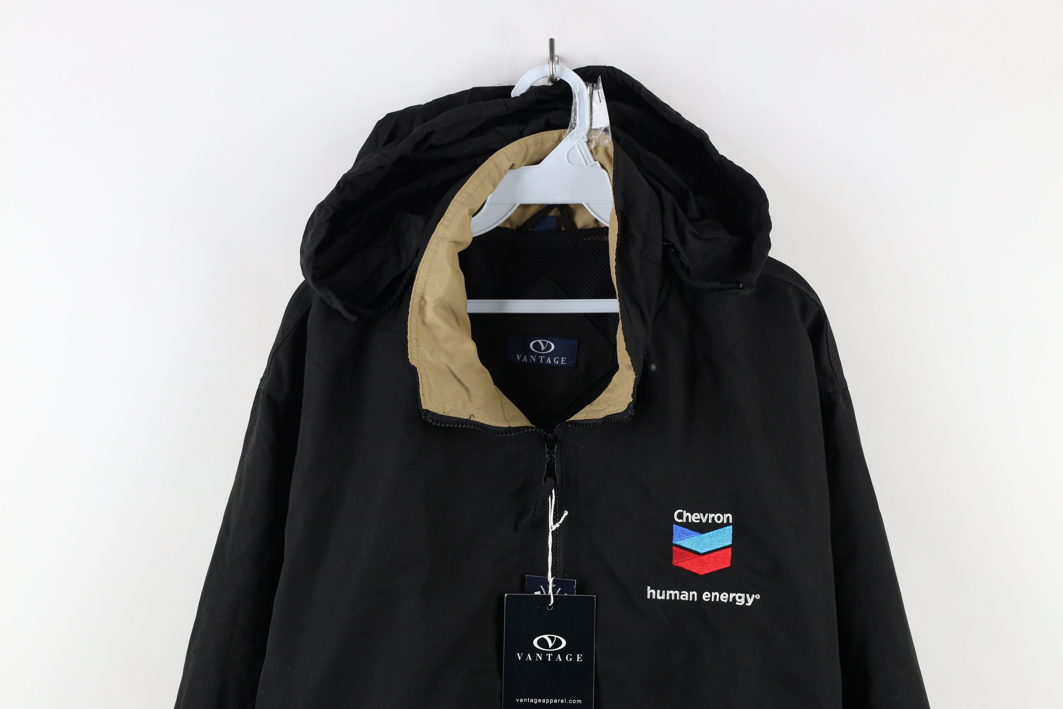 Vintage Deadstock Vintage 90s Streetwear Energy Hooded Jacket Size US L / EU 52-54 / 3 - 2 Thumbnail