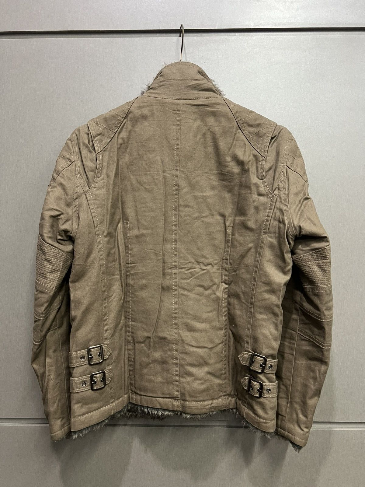 If Six Was Nine × Japanese Brand × Le Grande Bleu (L.G.B.) Crazy Schlussel Fur Biker Jacket Size US M / EU 48-50 / 2 - 4 Thumbnail