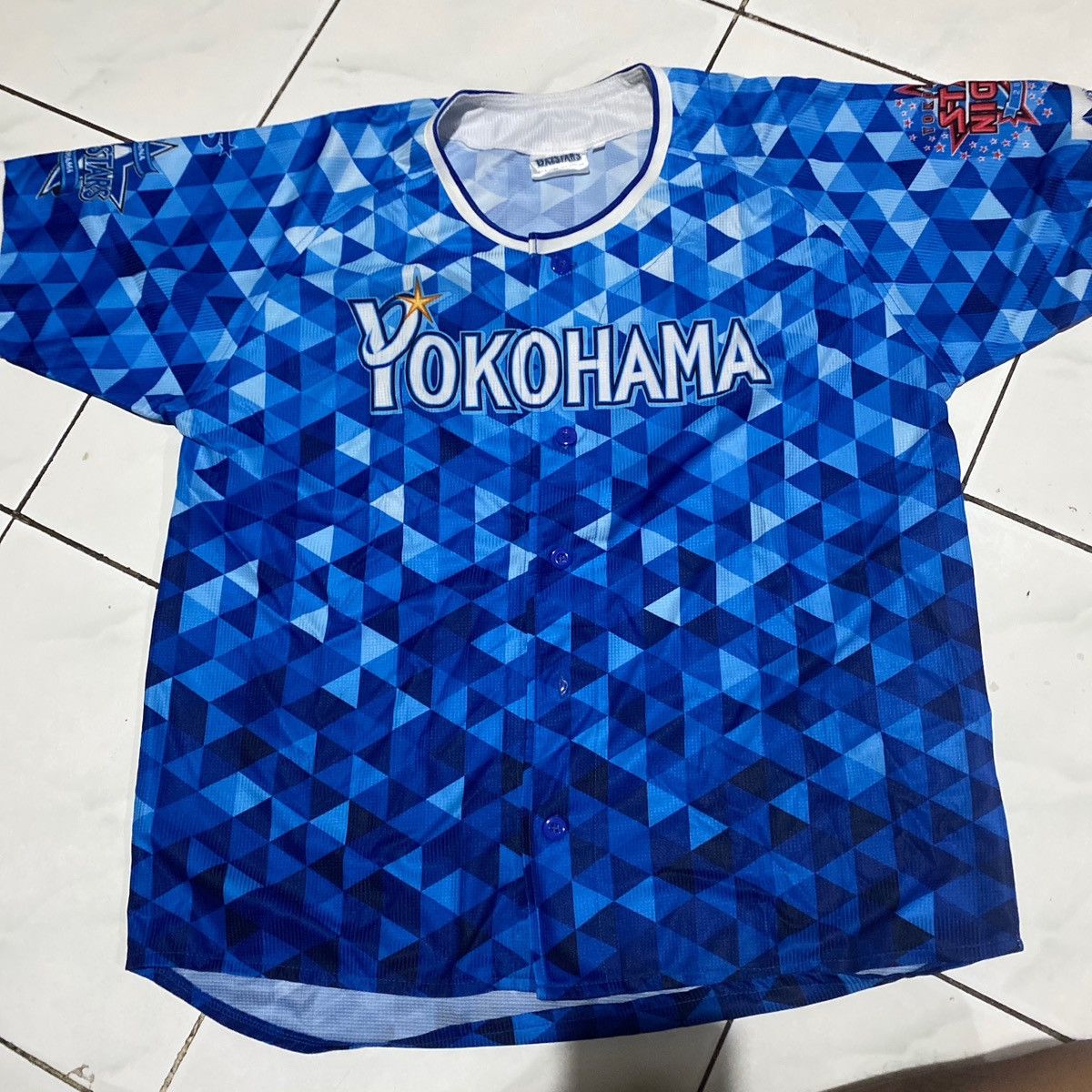 Japanese Brand Yokohama Dena Baystars Jersey Size US L / EU 52-54 / 3 - 1 Thumbnail