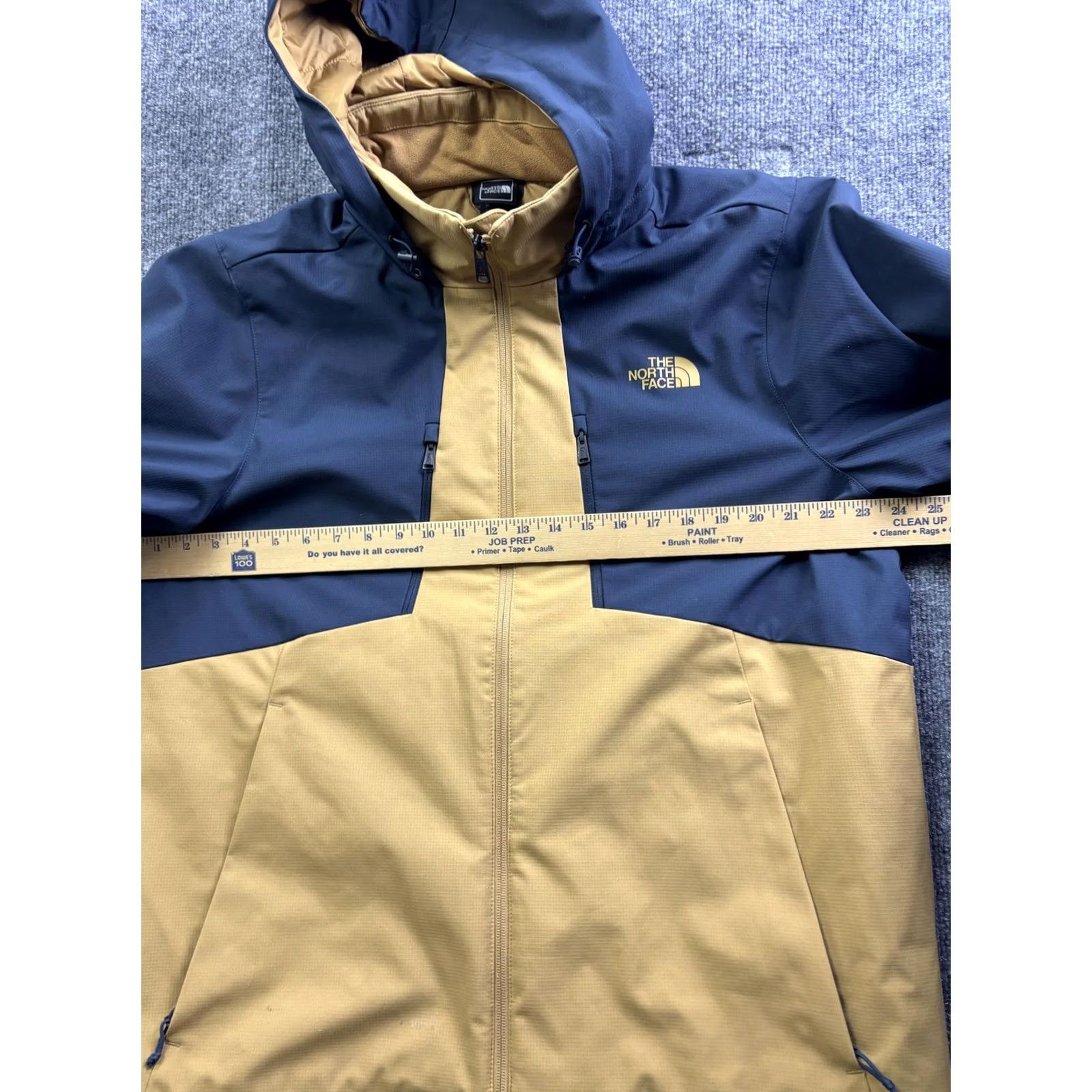 The North Face The North Face Windwall Jacket Mens L Blue Colorblock Hooded Full Zip Wind Resistant Pockets Seasonal Winter Regular Size US L / EU 52-54 / 3 - 6 Thumbnail