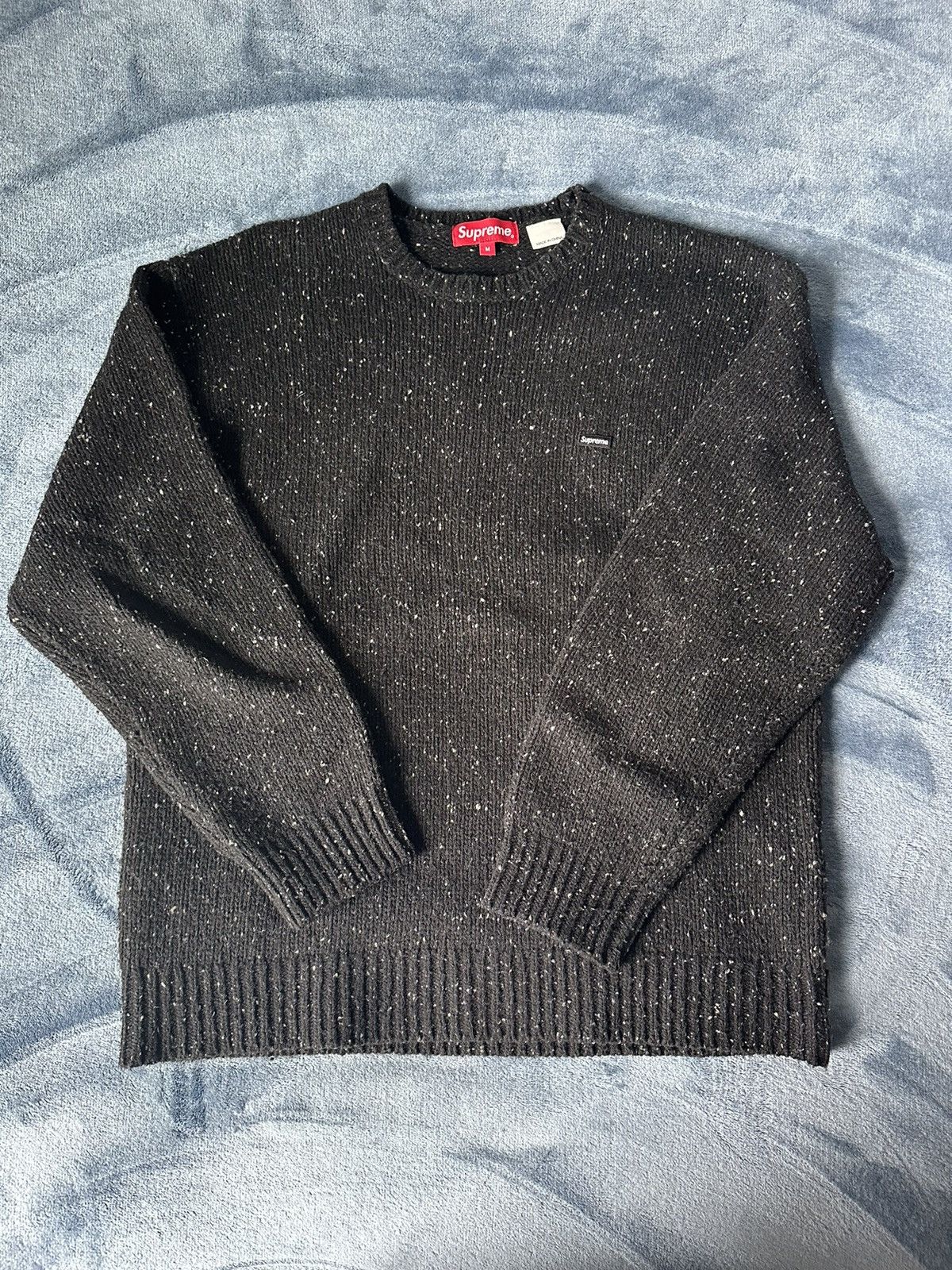 Streetwear × Supreme Supreme Small Box Speckle Sweater | Grailed