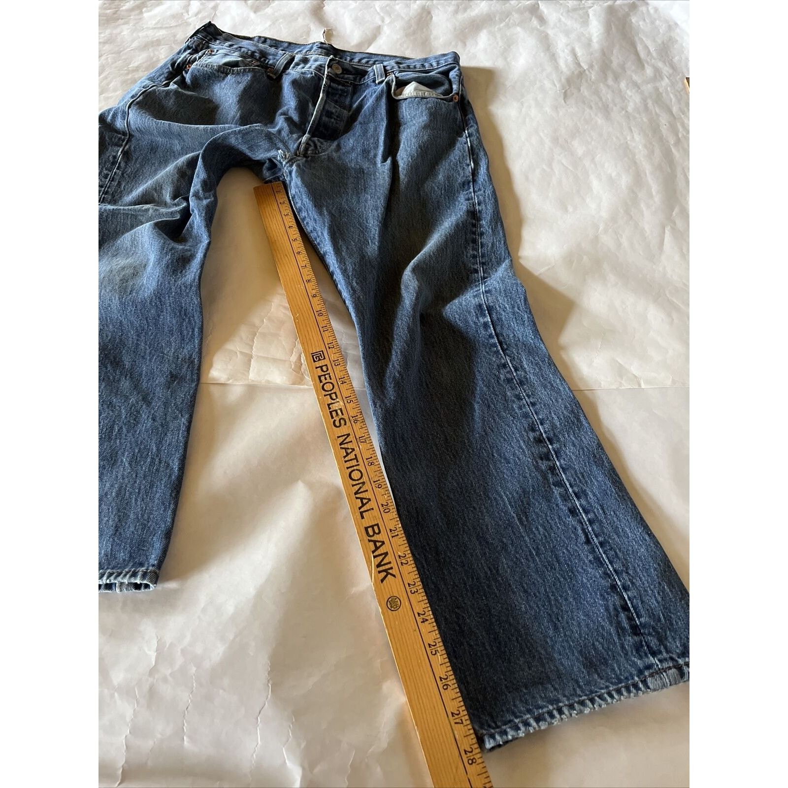 Levi's Levi's 501 XX Men 36x30 Blue Denim Jeans Button Fly Med Wash Size US 36 / EU 52 - 6 Thumbnail