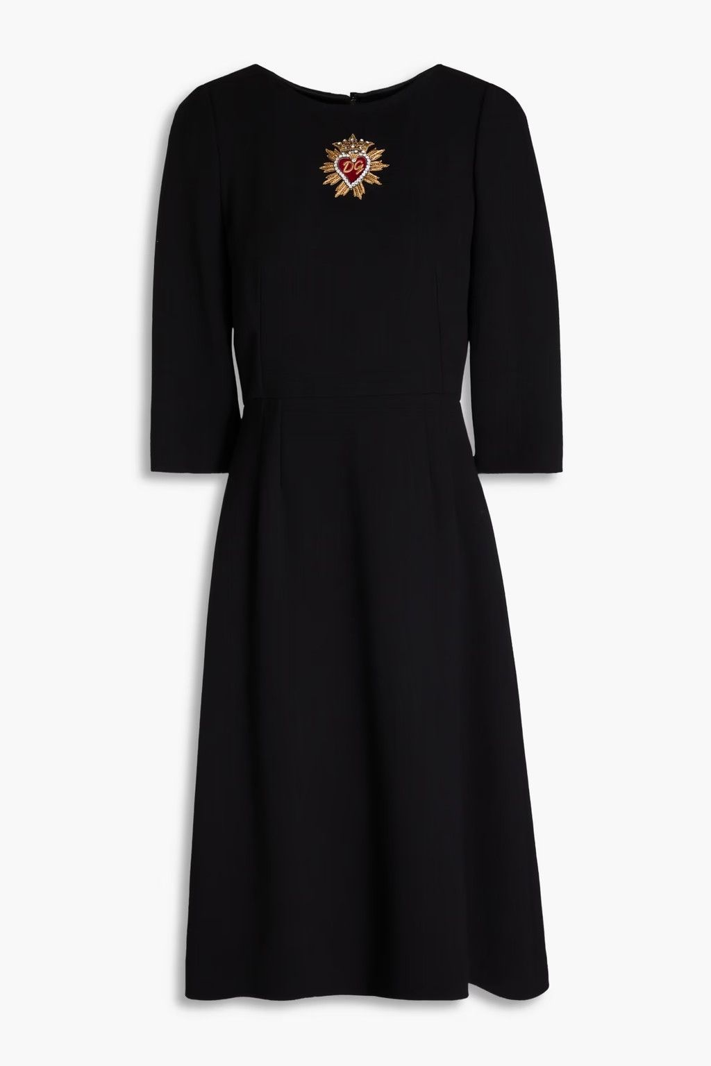 Dolce & Gabbana o1y0825 Midi Dress in Black Size XS / US 0-2 / IT 36-38 - 1 Thumbnail