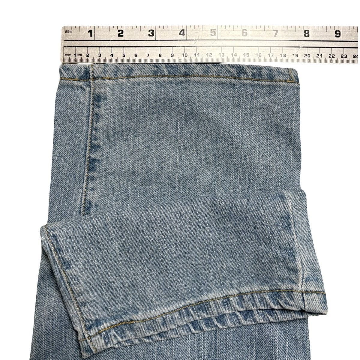 Levi's Vintage Y2K Levi's 550 Relaxed Tapered Light Wash Jeans 10 Size 32" / US 10 / IT 46 - 9 Thumbnail