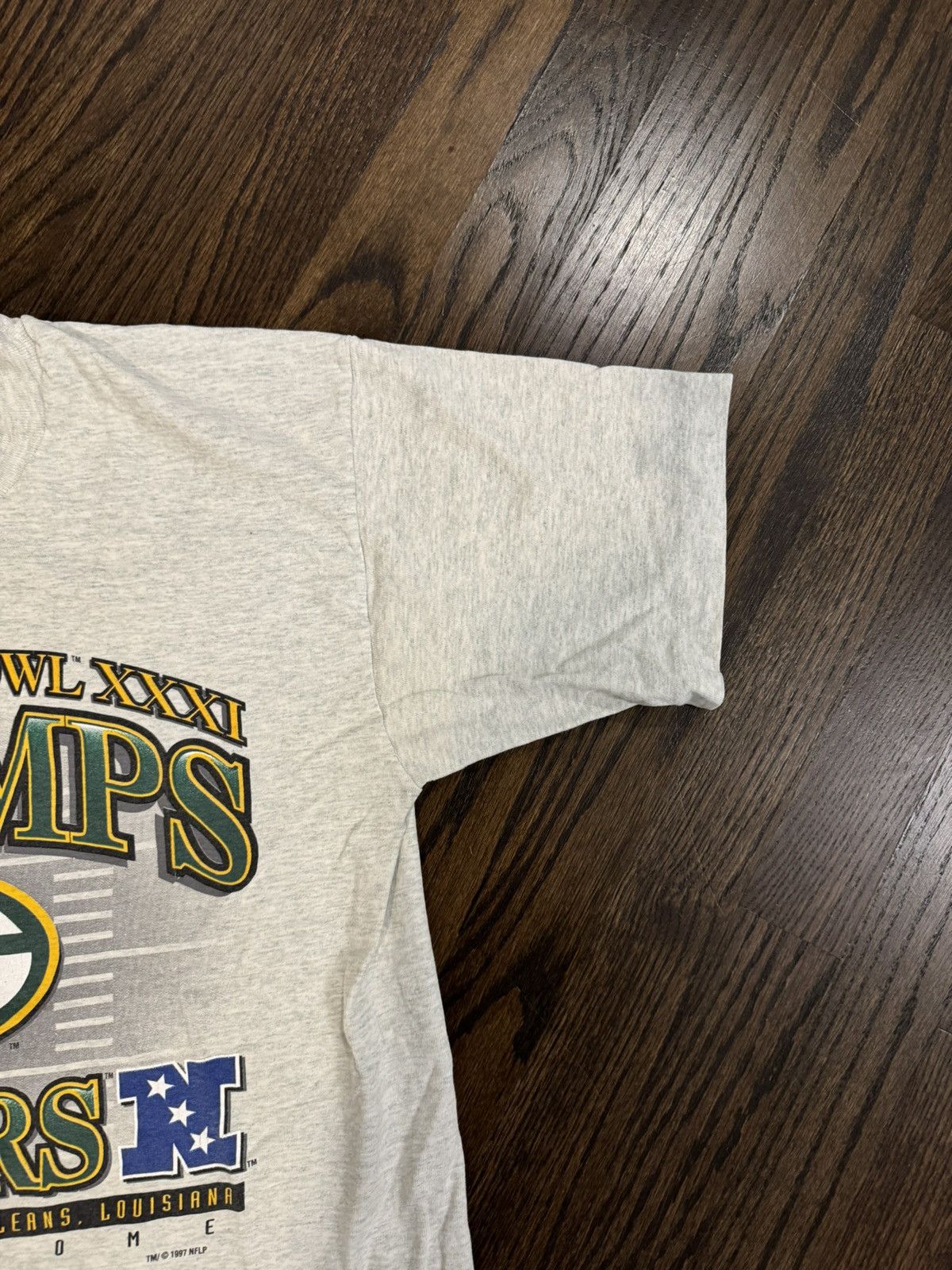 Vintage Vintage 90s Packers Super Bowl Championship Tee Size US L / EU 52-54 / 3 - 3 Thumbnail