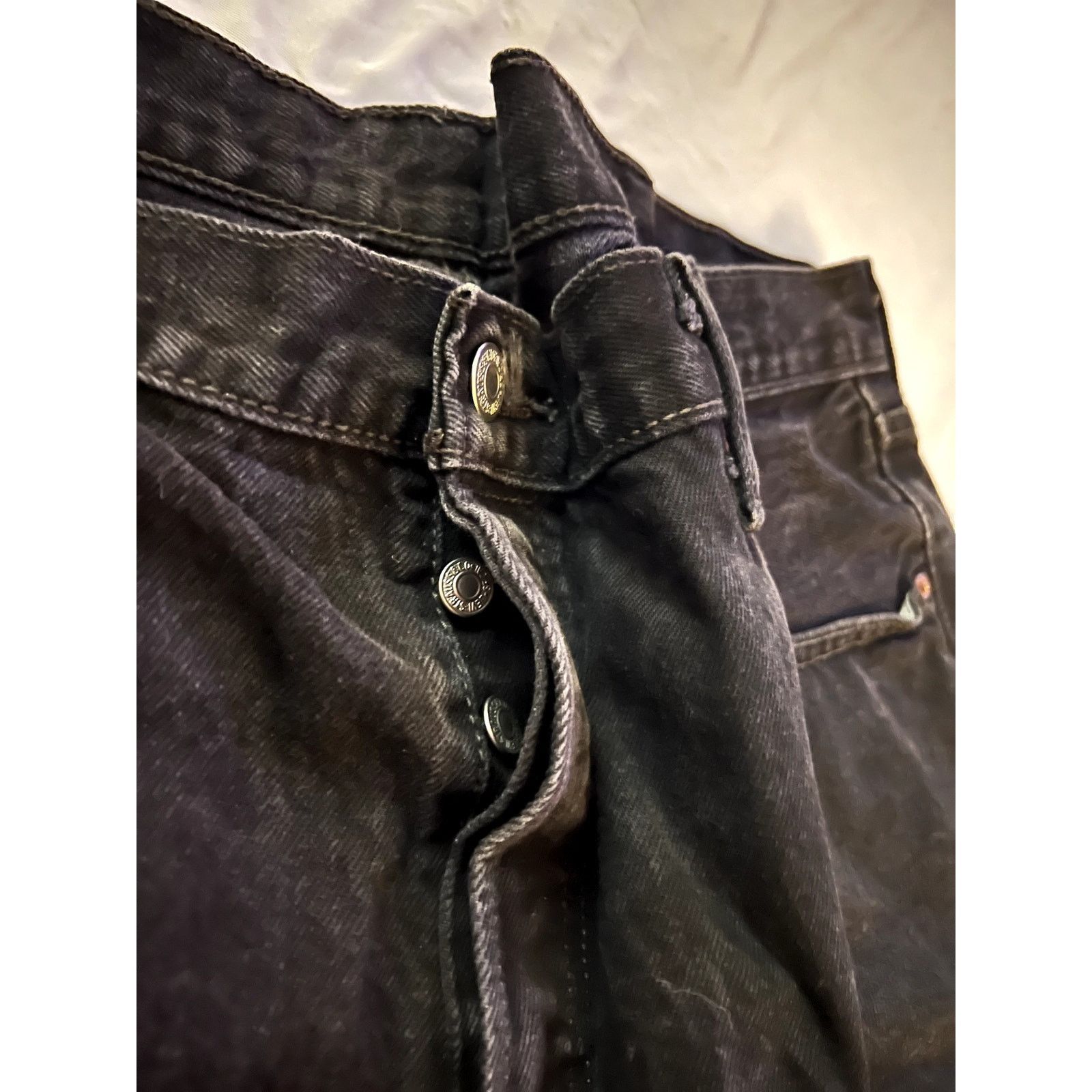 Levi's Levi's 501 Jeans - Black - W40 L30 - Button Fly - Men's Size US 40 / EU 56 - 4 Thumbnail