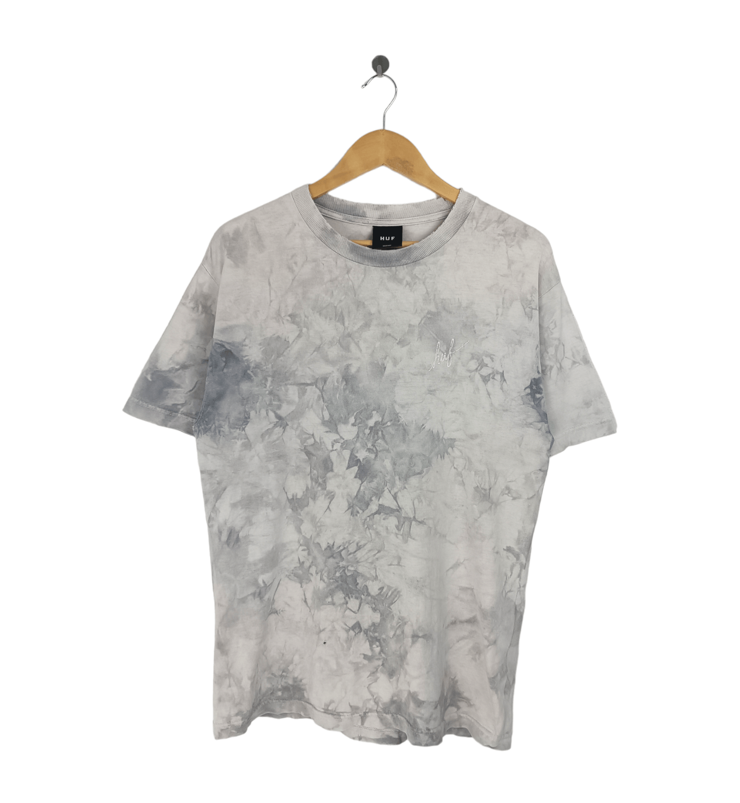 Huf THRASHED FADED VINTAGE Y2K HUF ACID WASH SKATER GRUNGE PUNK Size US M / EU 48-50 / 2 - 1 Thumbnail
