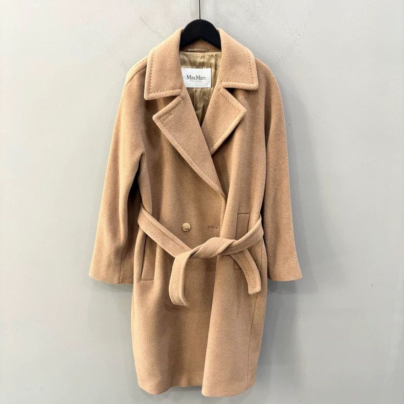 Max Mara Max Mara Classic Camel Belted Coat Size M / US 6-8 / IT 42-44 - 1 Thumbnail
