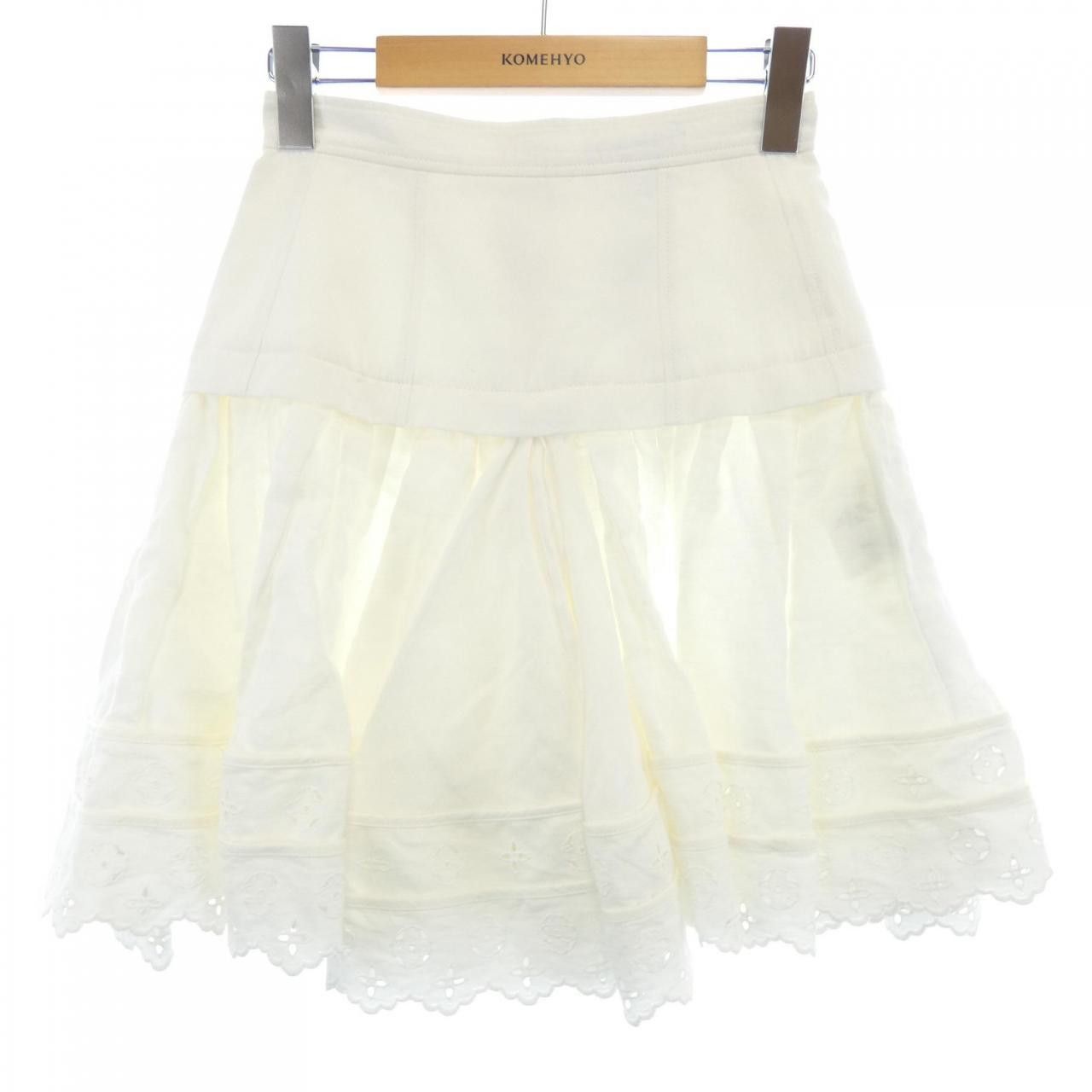 Louis Vuitton Louis Vuitton Louis Vuitton Broderie Anglaise Monogram Ruffle Skirt Textile Skirts FNJB01O92 DUTY FREE for USA Size ONE SIZE - 1 Thumbnail
