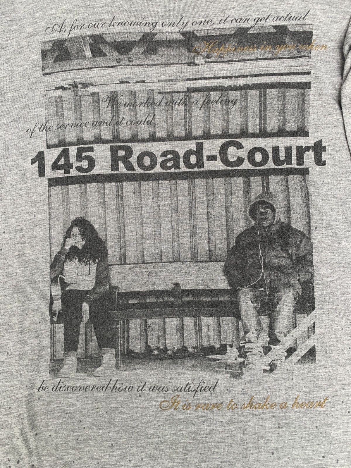 If Six Was Nine × Japanese Brand × Le Grande Bleu (L.G.B.) y2k The Breaker Japan Poem Quotes Photo Graphic Grey Tee Size US L / EU 52-54 / 3 - 2 Thumbnail