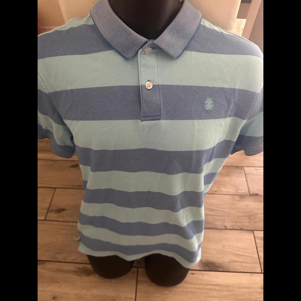 Izod Mens Used Izod Blue Striped Size US L / EU 52-54 / 3 - 1 Thumbnail