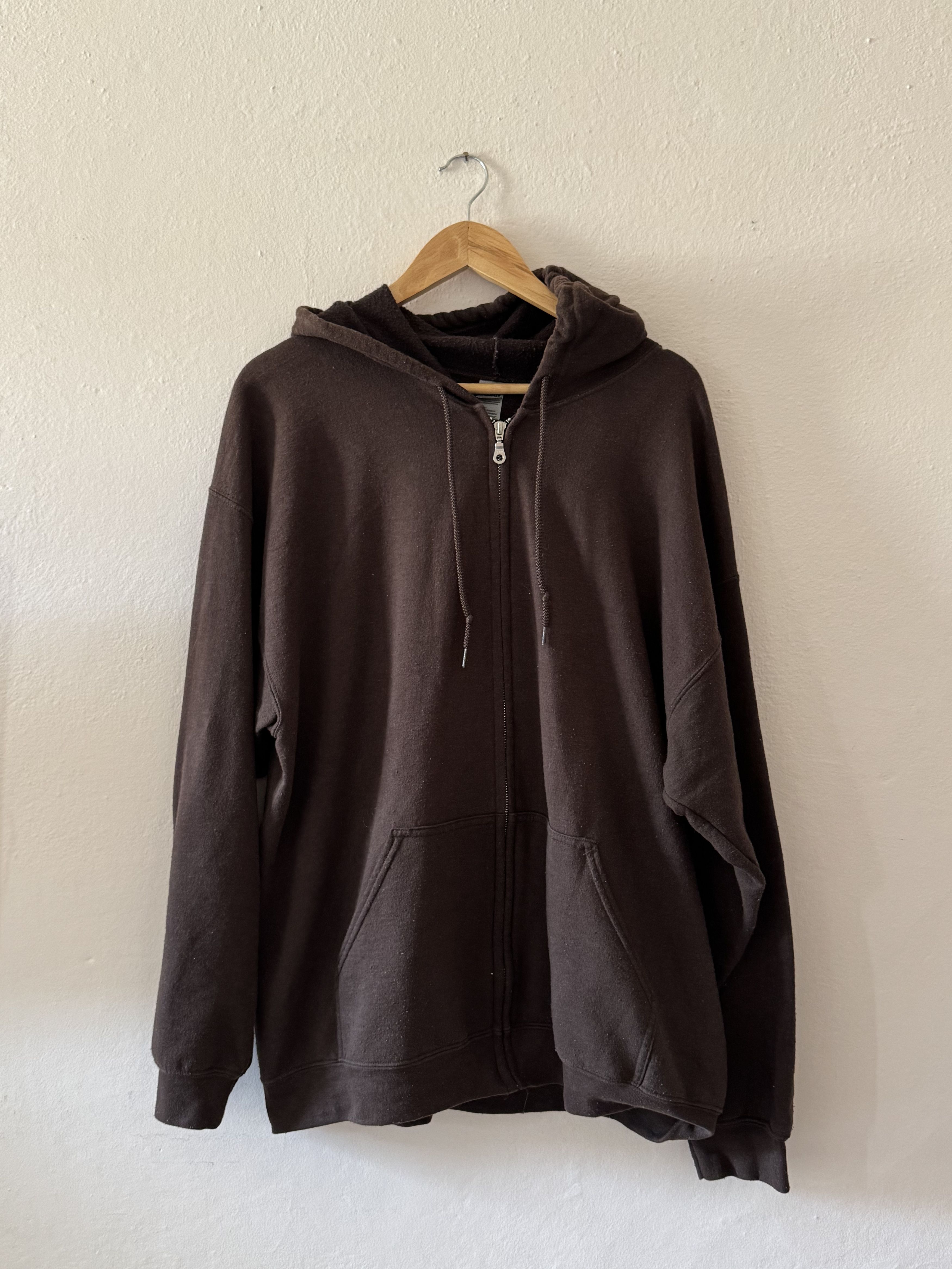 Gildan Gildan Brown Zip Up Size US XL / EU 56 / 4 - 1 Thumbnail