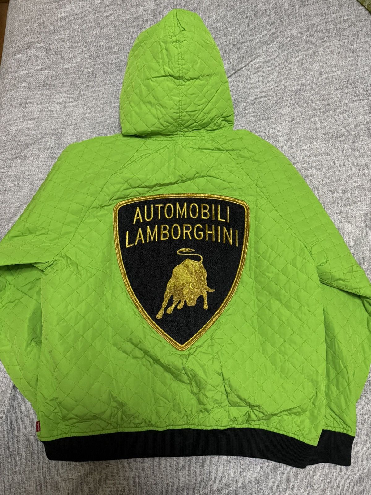 Supreme automobili Lamborghini hooded work jacket display picture 1