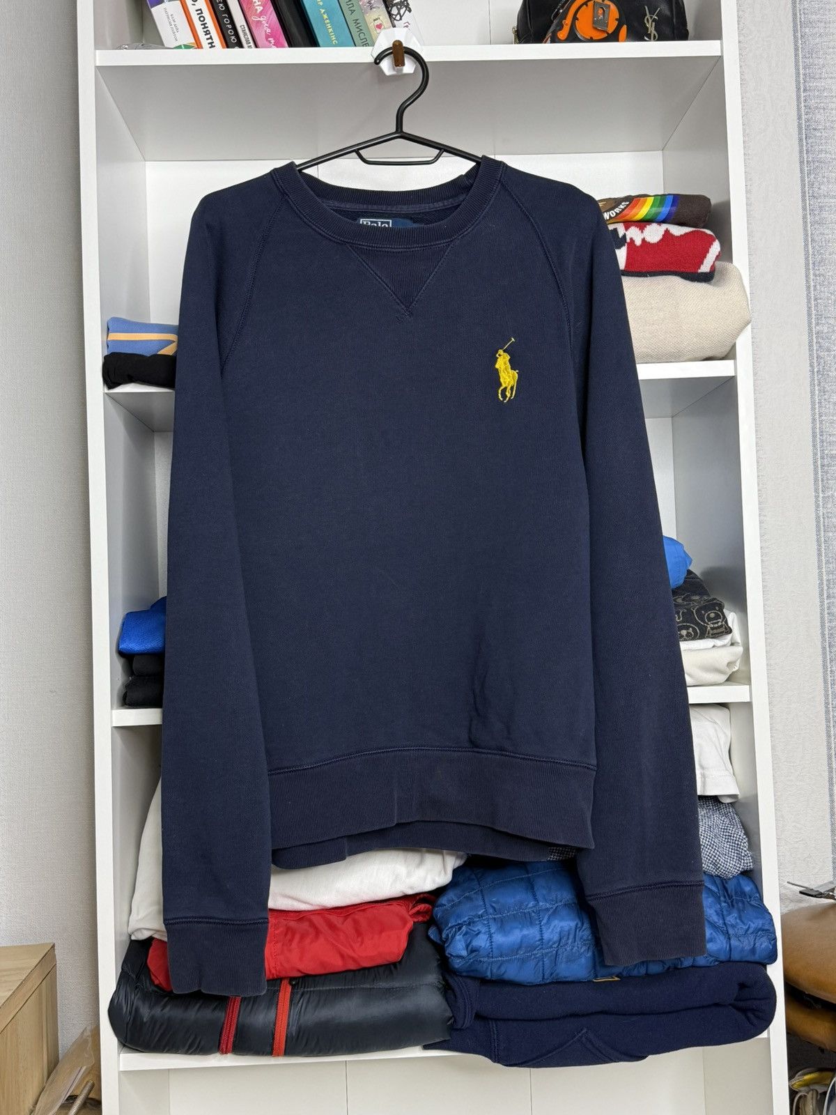 Polo Ralph Lauren Vintage Polo Ralph Lauren Navy blue sweatshirt size M Size US M / EU 48-50 / 2 - 1 Thumbnail