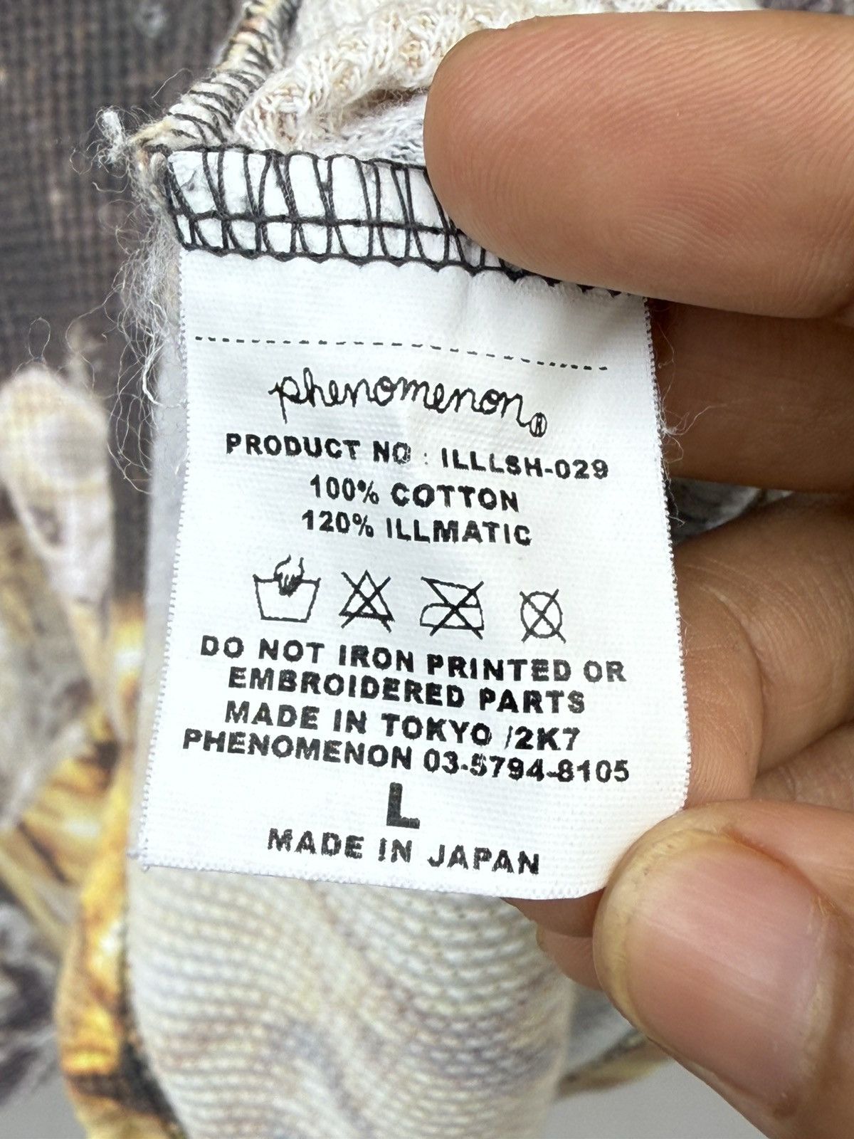 PHENOMENON ARCHIVED‼️2000s PHENOMENON Gold Chains Fullprint Waffle Tee Size US L / EU 52-54 / 3 - 12 Thumbnail