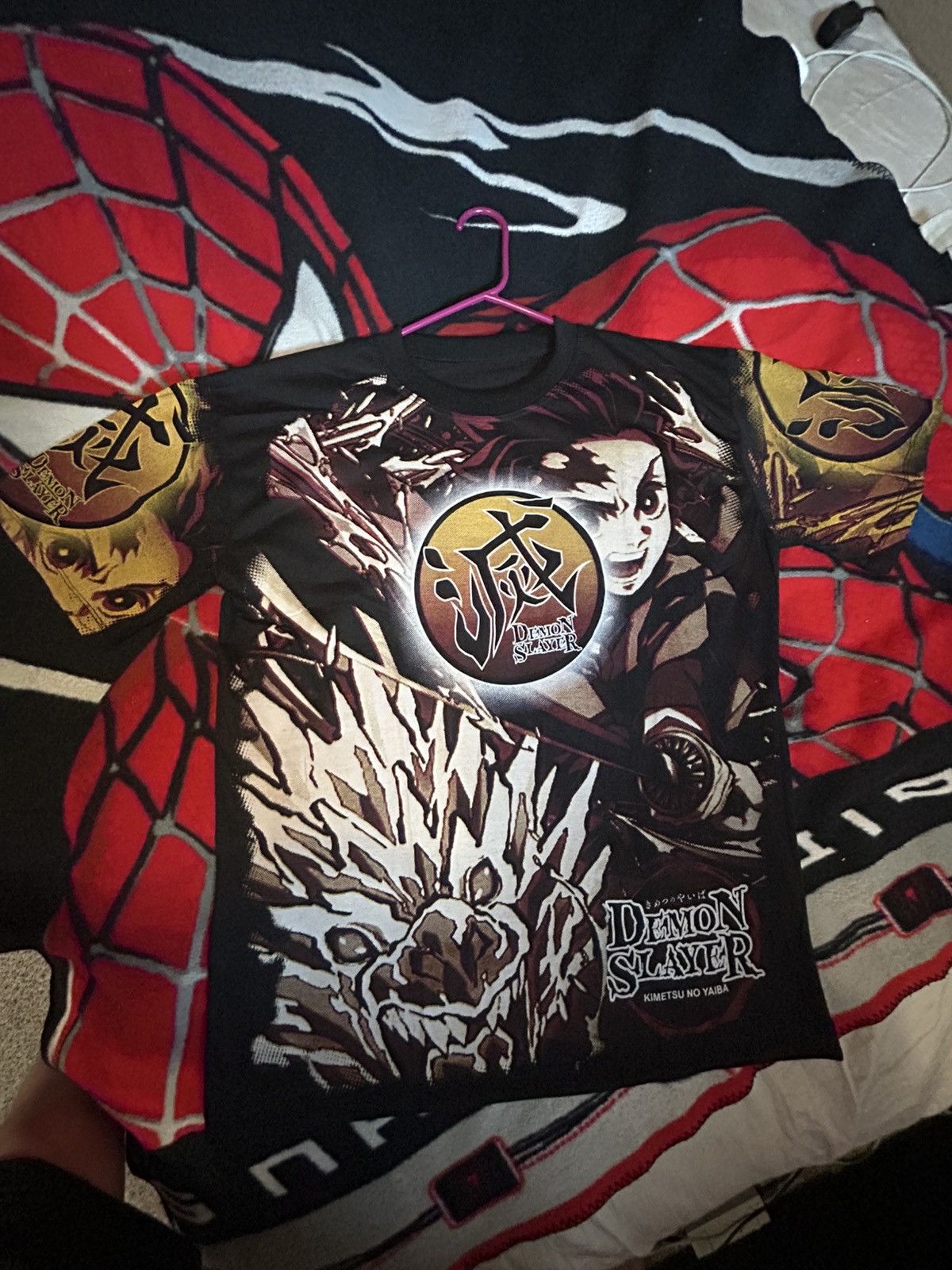 Anime Demon Slayer AOP XL Size US XL / EU 56 / 4 - 1 Thumbnail
