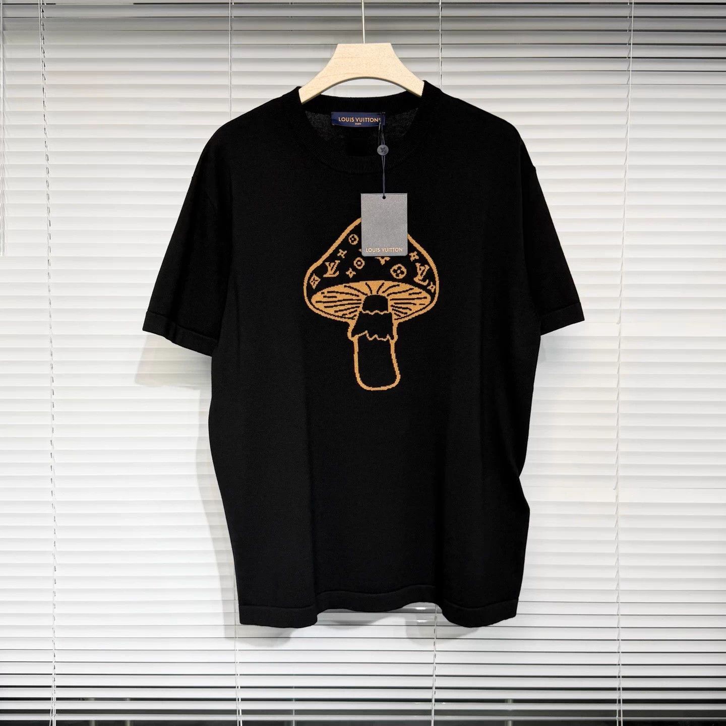 LV Monogram Mushroom Knit SS26 Black L