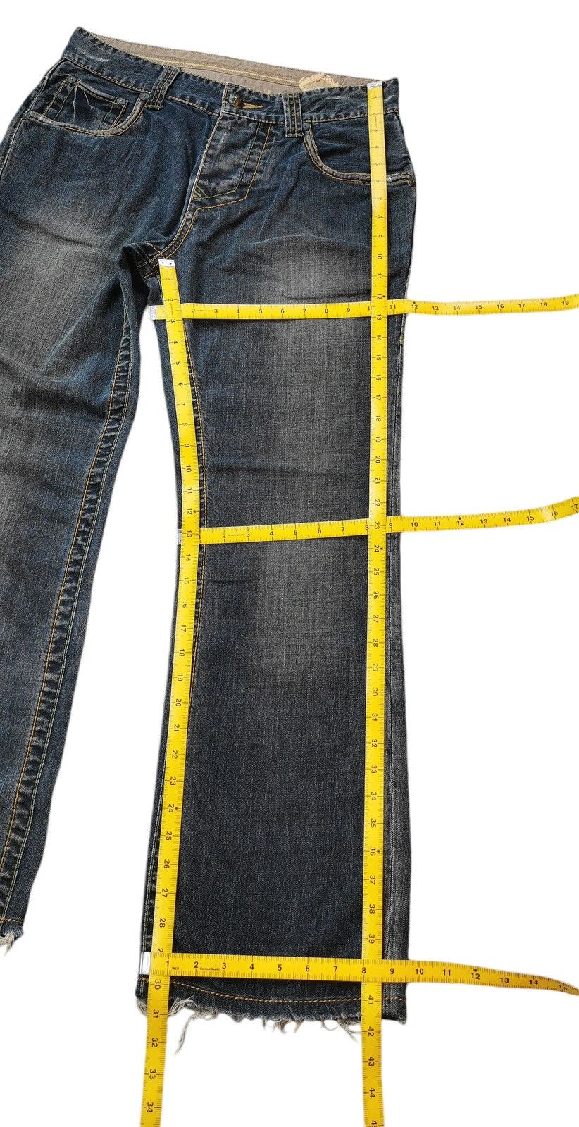 If Six Was Nine × Stitch's Jeans × Vintage Stitchs Flare Jeans Size US 33 - 11 Thumbnail