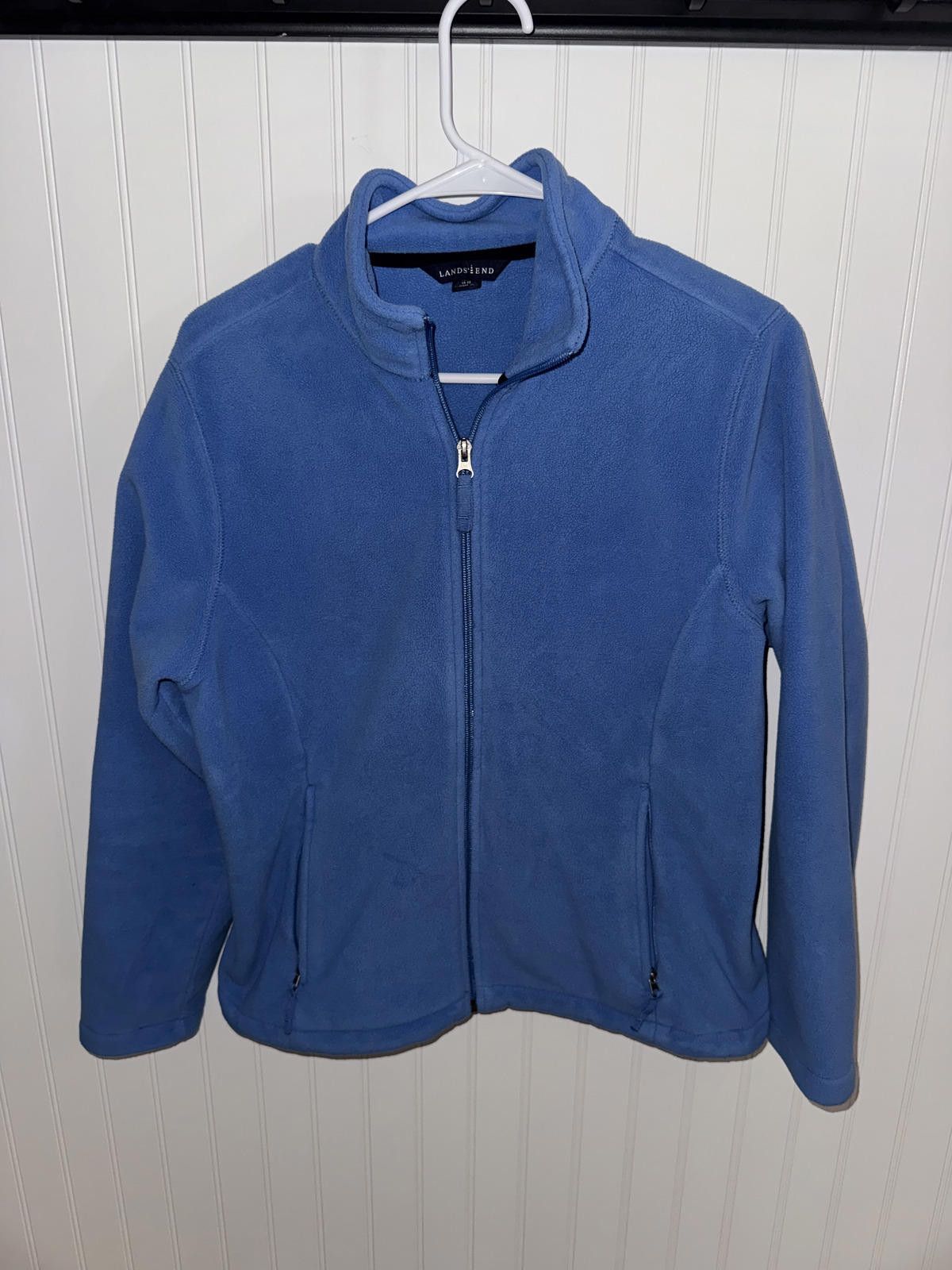 Lands' End Lands' End Blue Fleece Jacket Size 10-12 Size US M / EU 48-50 / 2 - 1 Thumbnail