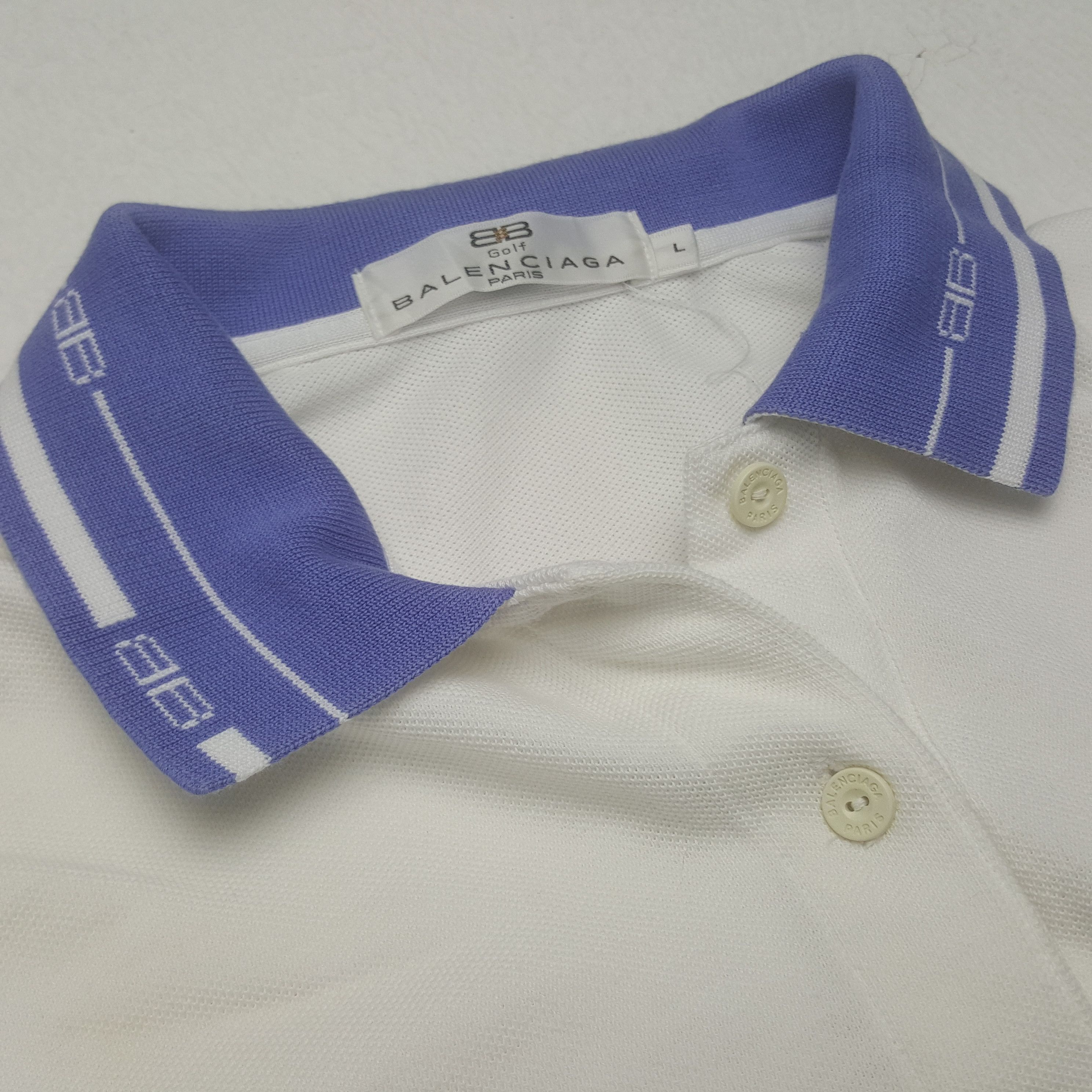 Balenciaga Vintage Balenciaga Golf Polos Shirt Size M / US 6-8 / IT 42-44 - 5 Thumbnail