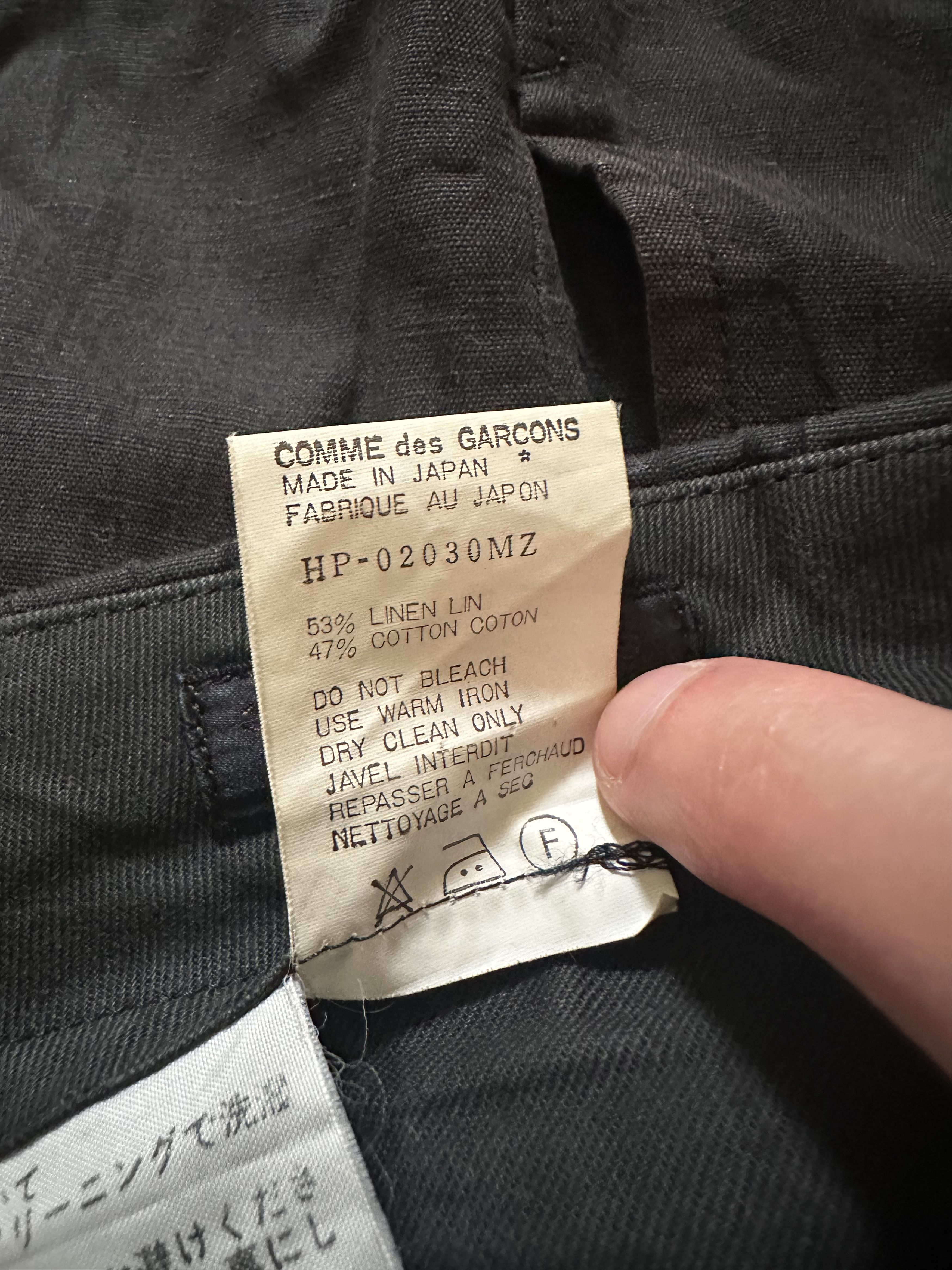 Comme des Garcons COMME des GARÇONS HOMME AW 2005 Linen Pants Size US 32 / EU 48 - 7 Thumbnail
