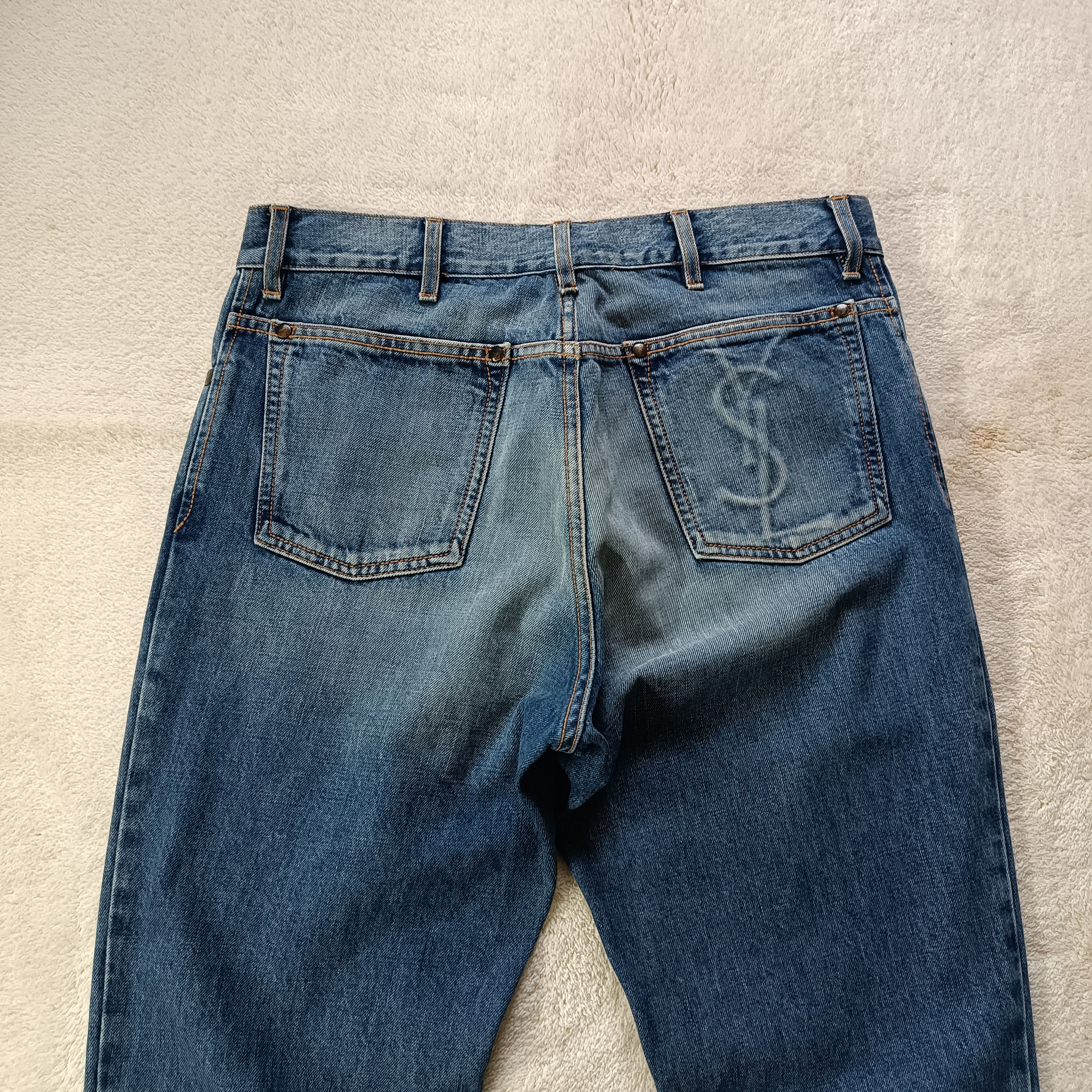 Yves Saint Laurent Italy Yves Saint Laurent Flared Denim Jeans Size 32" / US 10 / IT 46 - 1 Thumbnail