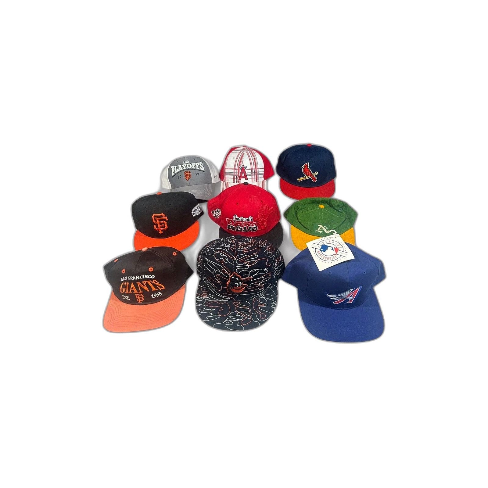 Sports Specialties Lot of 9 MLB Snapback Hats Caps Mitchell & Ness Sports Speci Size ONE SIZE - 1 Thumbnail