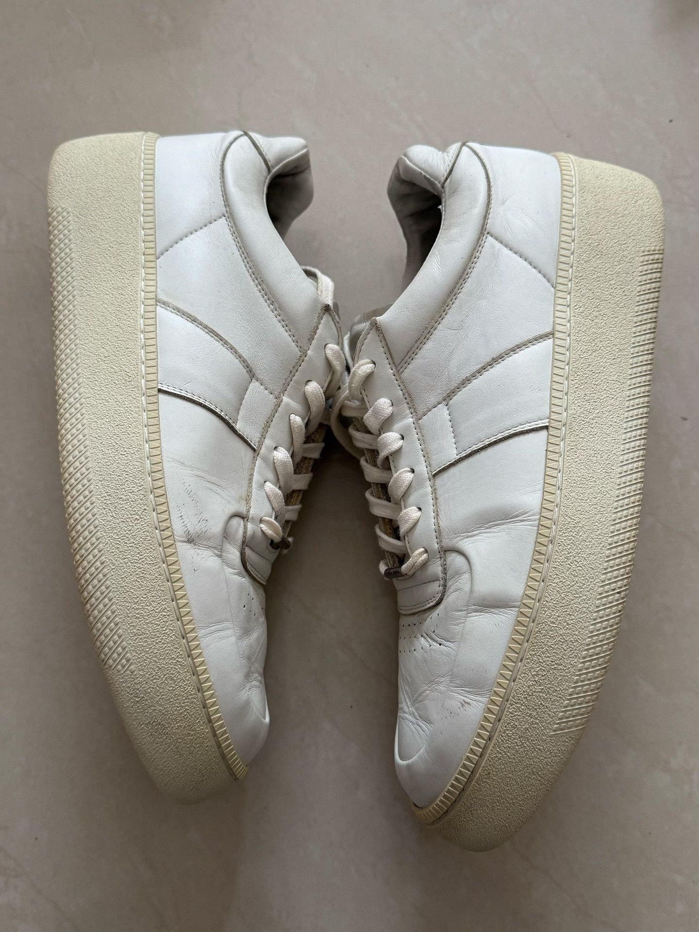Maison Margiela Maison Martin Margiela Leather Platform Derby Shoes Size US 12 / EU 45 - 1 Thumbnail