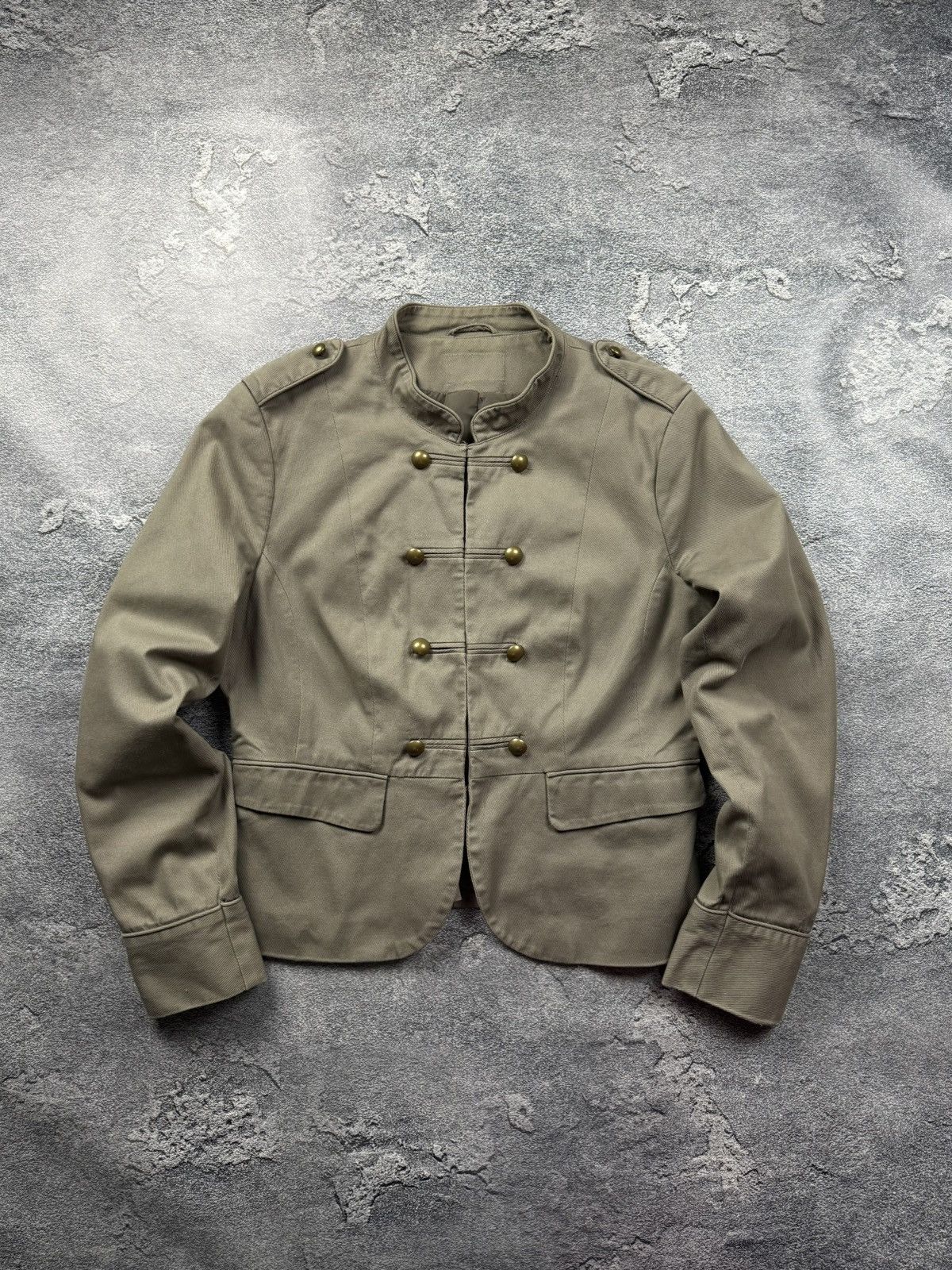 Ann Demeulemeester VNTG Napoleon Button Millitary Jacket Ifsixwasnine Balmain Size US S / EU 44-46 / 1 - 1 Thumbnail