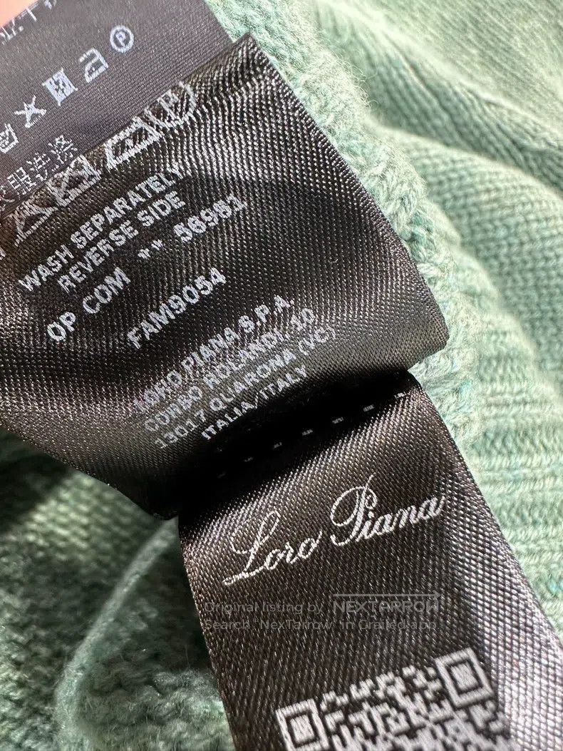 Loro Piana Loro Piana Grey linen knitted cardigan Size S / US 4 / IT 40 - 9 Thumbnail
