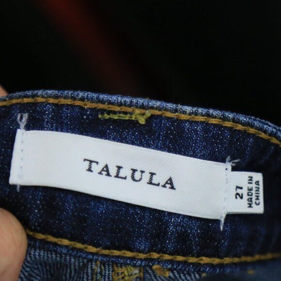 Aritzia Aritzia Talula Denim Jean Cut Off Y2K Low Rise Beach Shorts Size 27" / US 4 / IT 40 - 4 Thumbnail