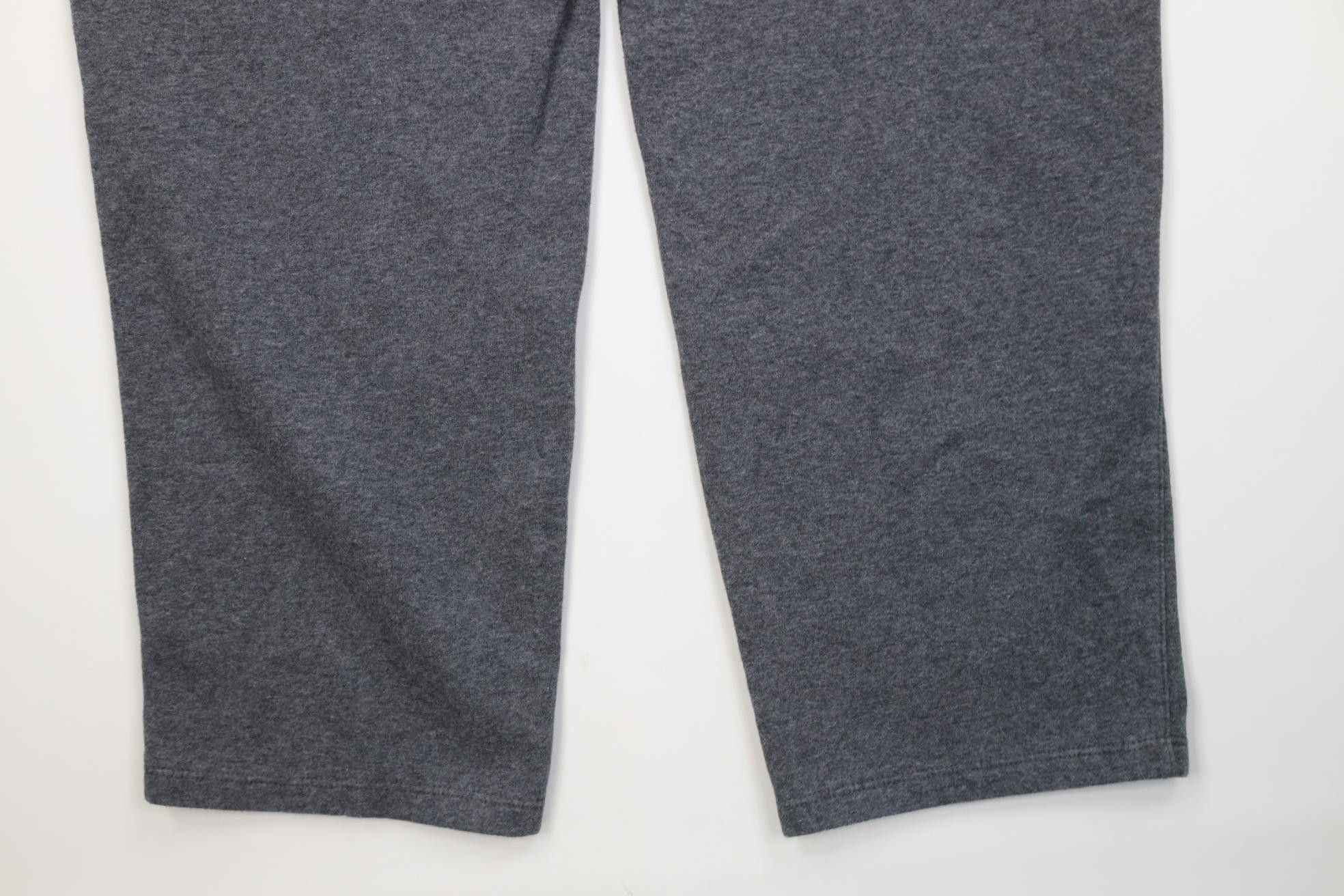 Nike Vintage Y2K Nike Swoosh Wide Leg Sweatpants Heather Gray Size US 38 / EU 54 - 11 Thumbnail