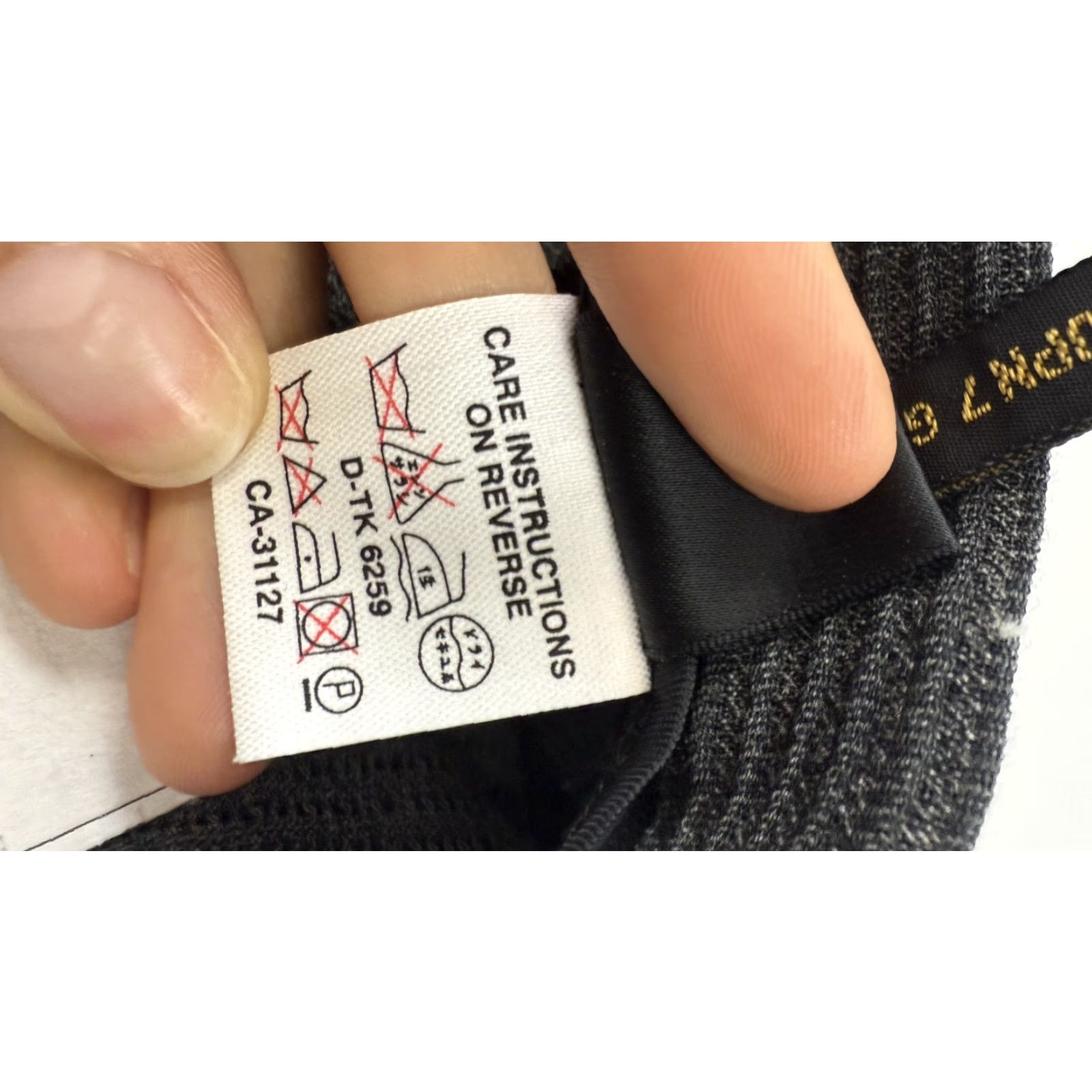 Donna Karan Donna Karan Essentials Dress Pants Womens 2 Gray Wool Blend Ribbed Textured Made in Italy Size 26" / US 2 / IT 38 - 7 Thumbnail